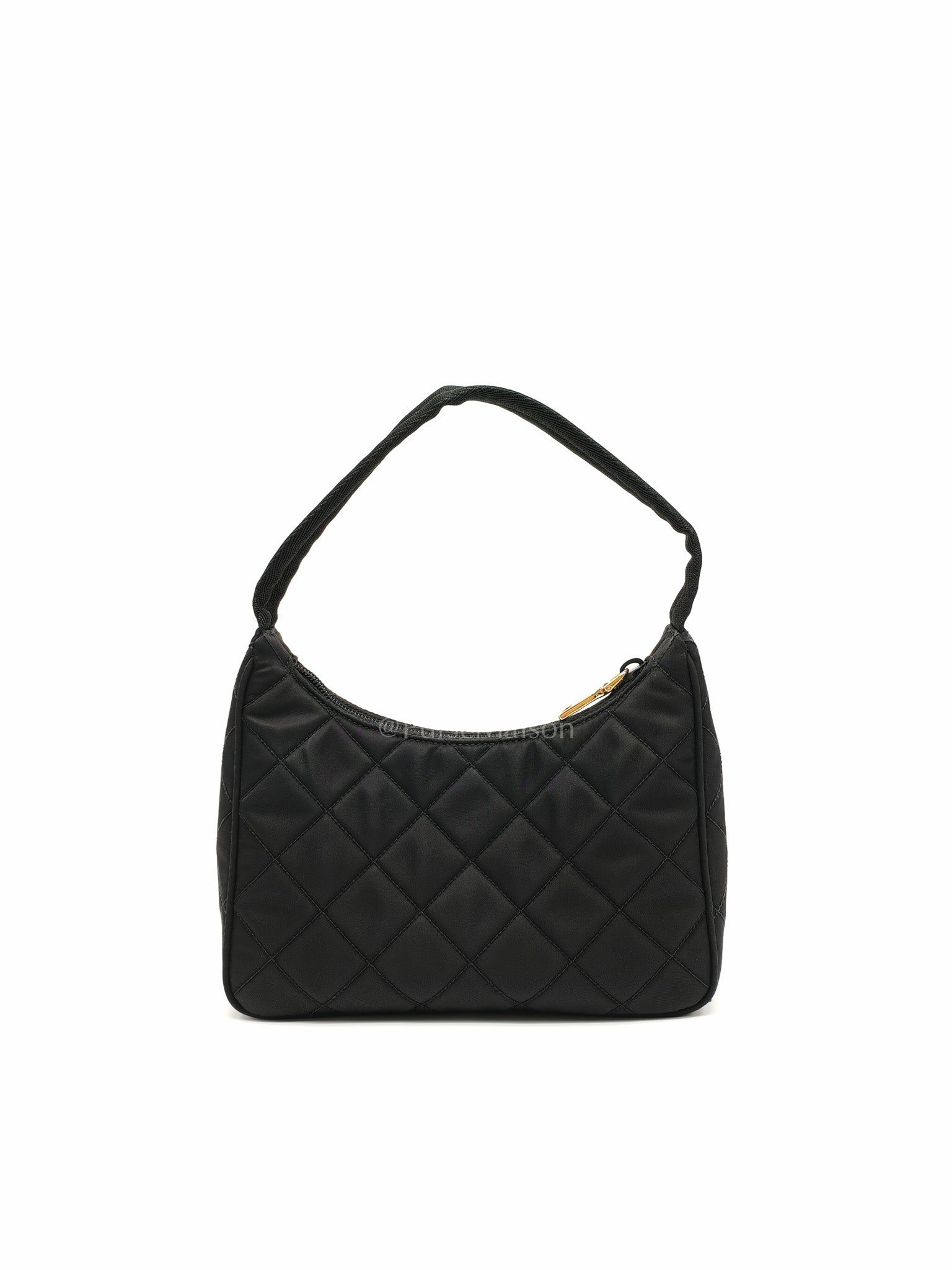Prada Re-edition in Black Tessuto Nylon Quilted Canvas | Purse Maison Luxury Bags Shop