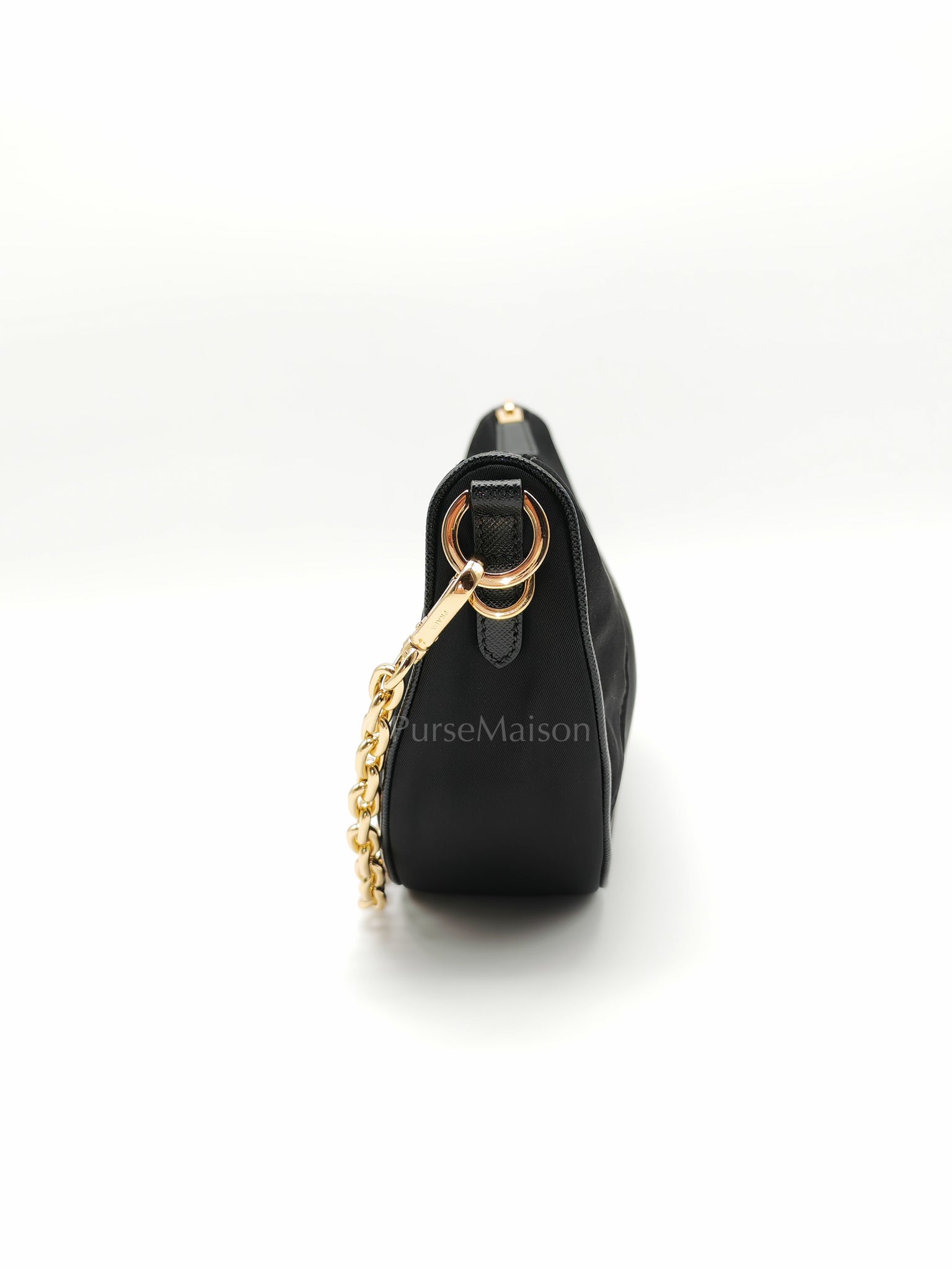 Re-Nylon Demi Lune Bandoliera Crossbody Bag | Purse Maison Luxury Bags Shop