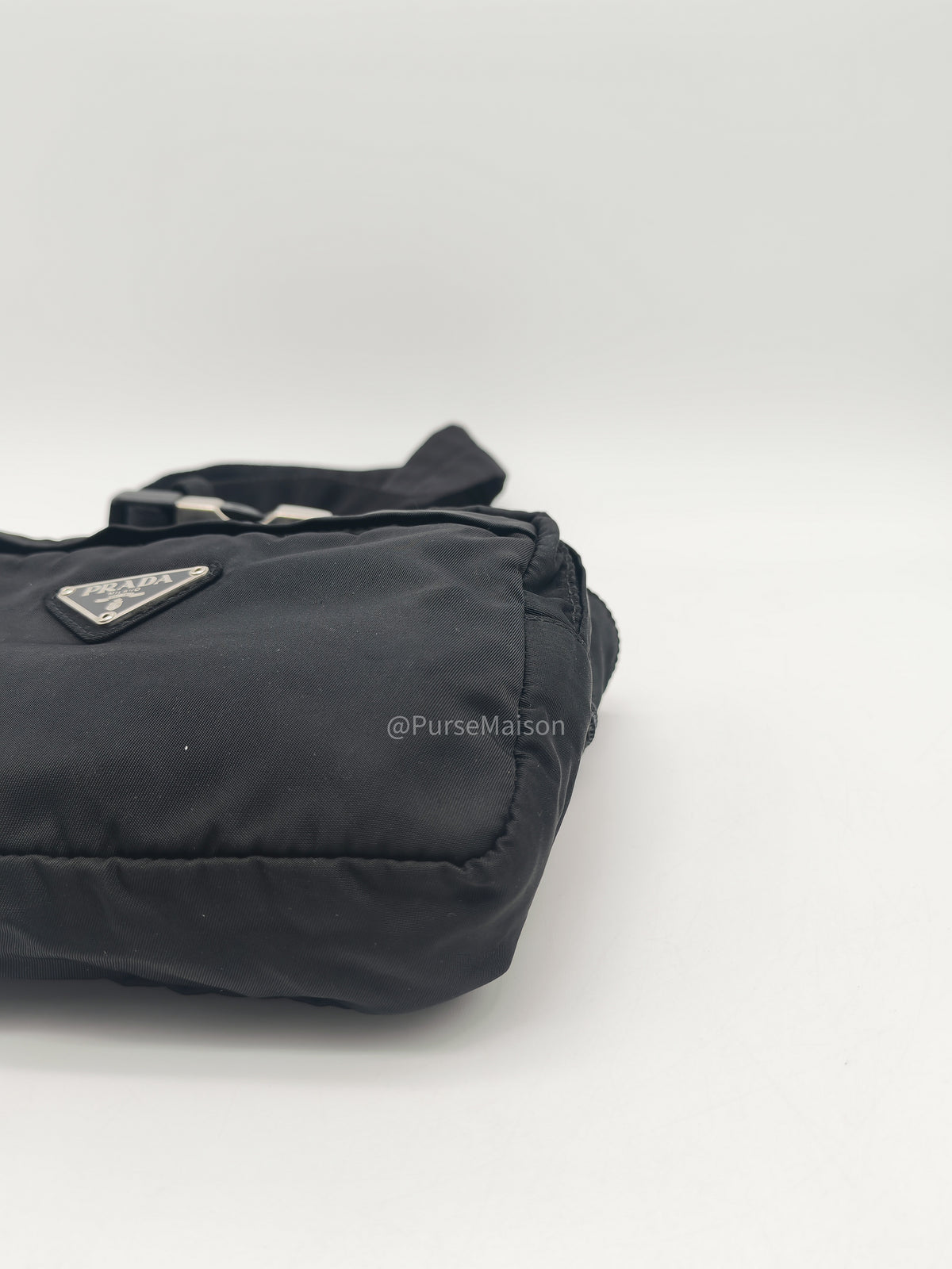 Prada Tessuto nylon Multi-Pocket Belt Bag in Triangle Logo Plaque | Purse Maison Luxury Bags Shop