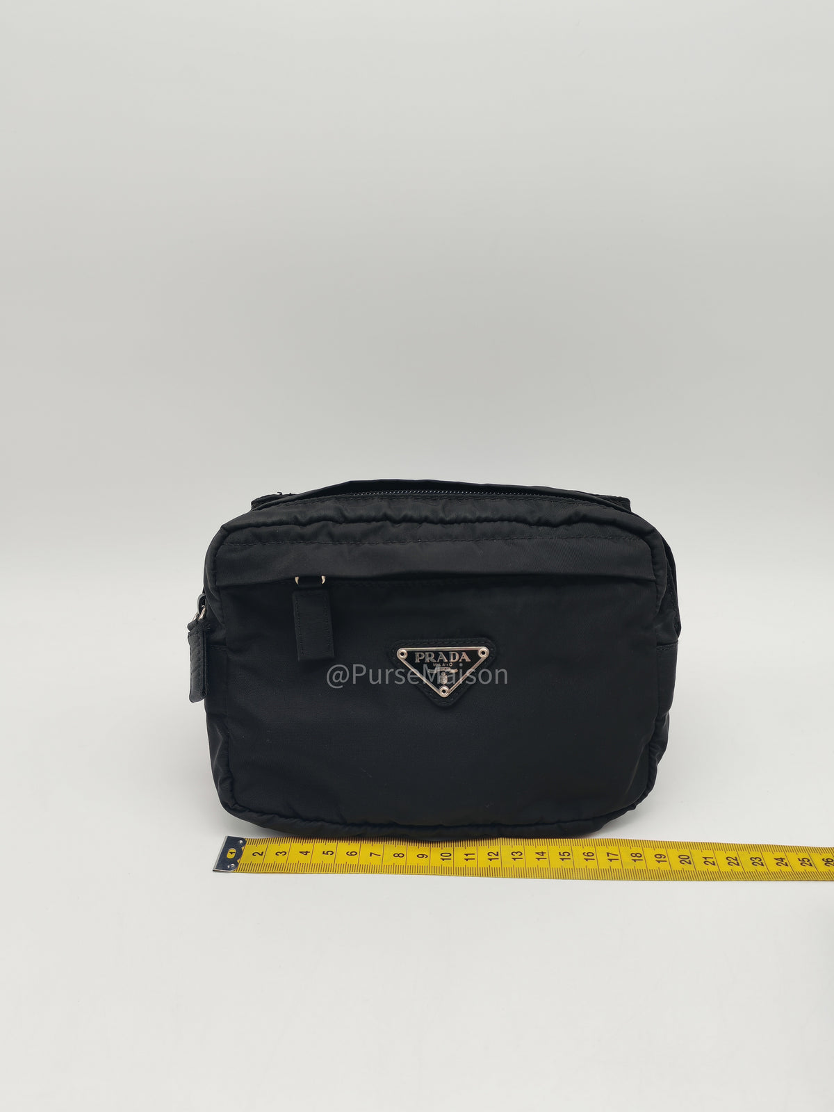 Prada Tessuto nylon Multi-Pocket Belt Bag in Triangle Logo Plaque | Purse Maison Luxury Bags Shop