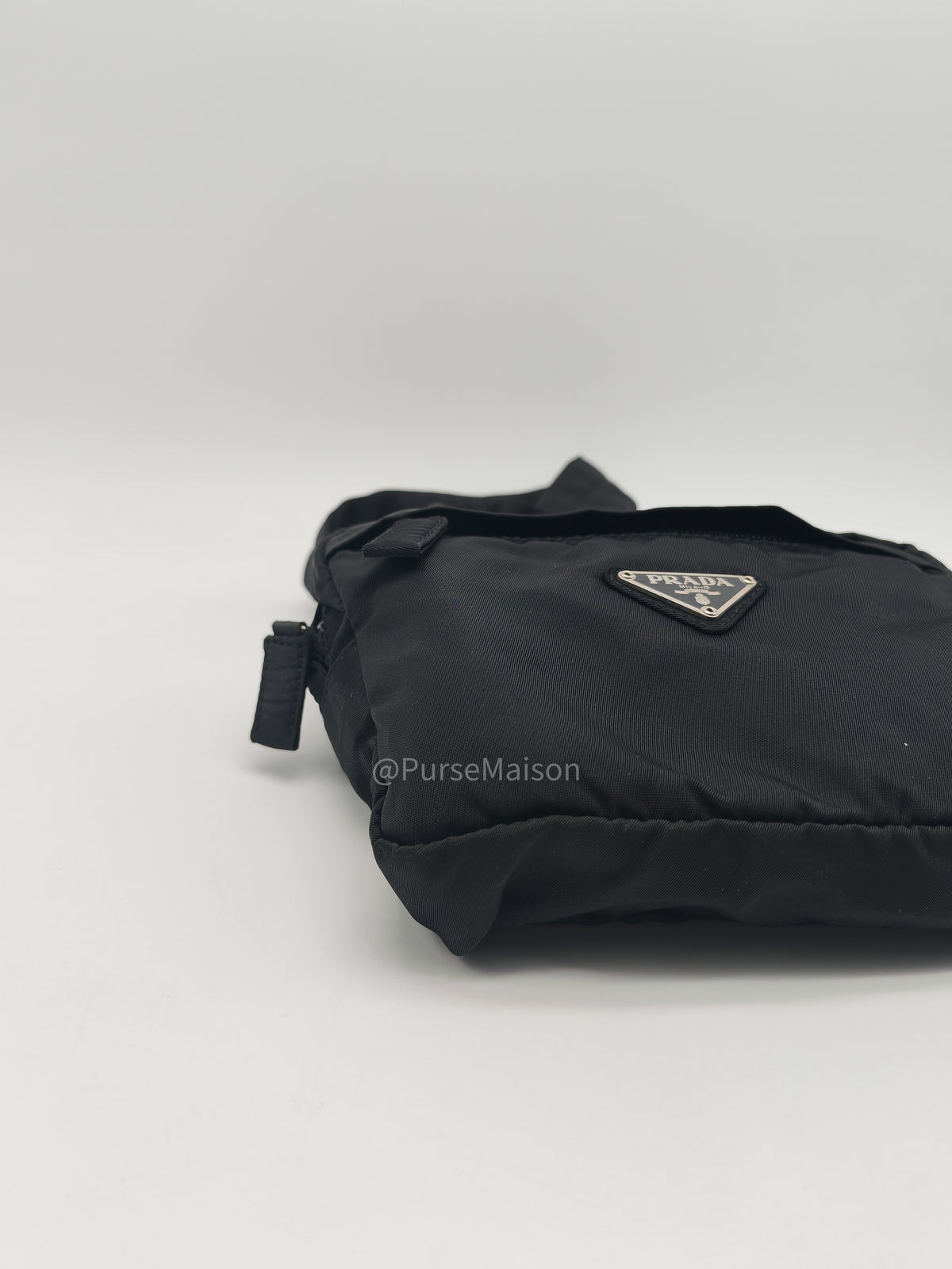 Prada Tessuto nylon Multi-Pocket Belt Bag in Triangle Logo Plaque | Purse Maison Luxury Bags Shop
