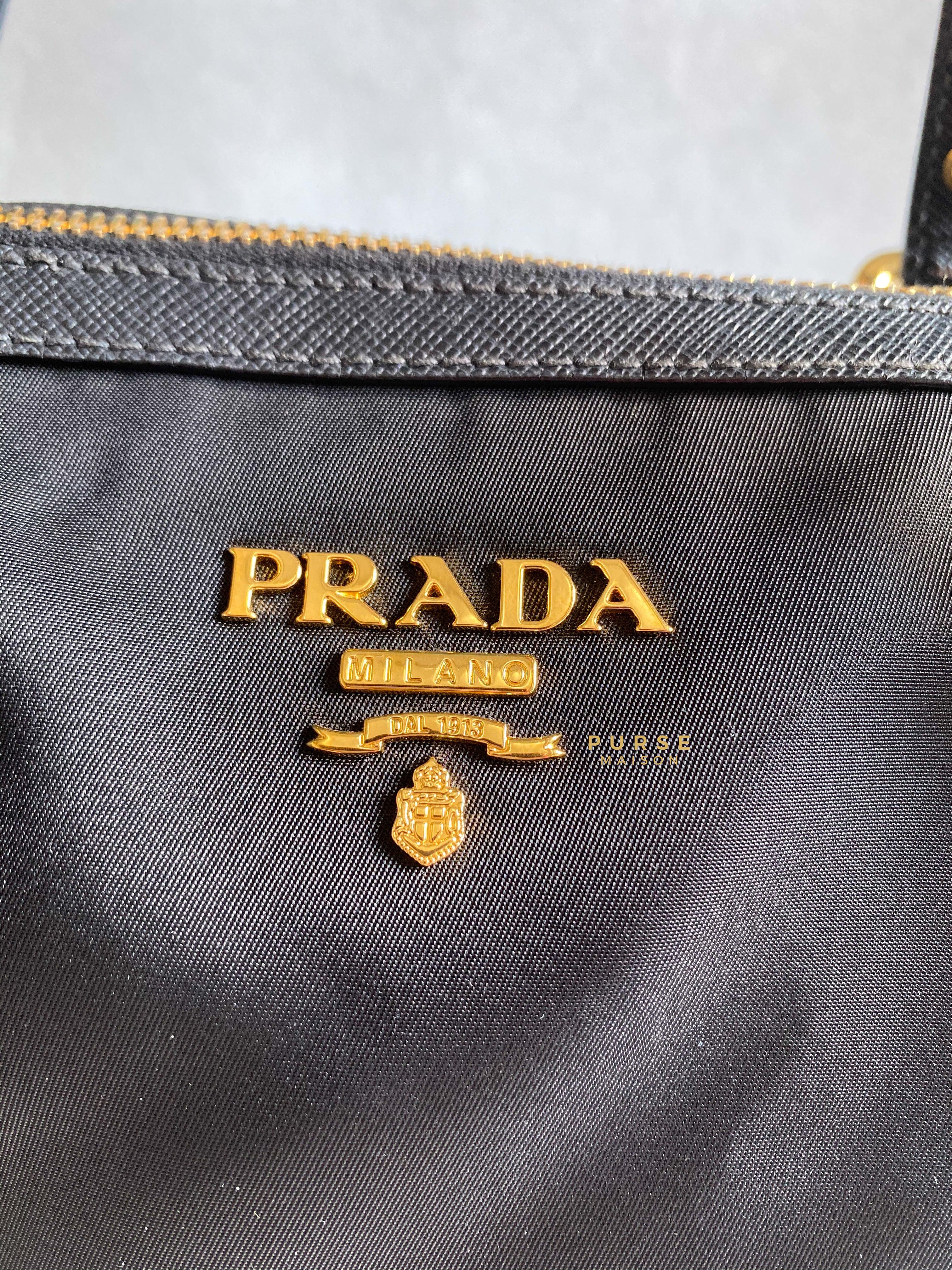 Prada tessuto saffiano discount price