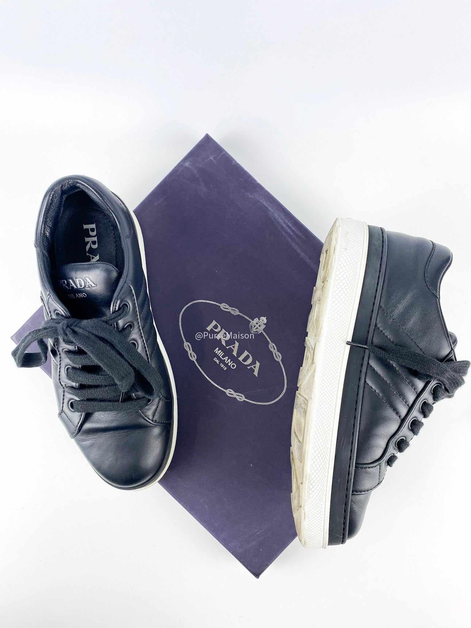 Prada Vintage Avenue Low Tops Sneakers Size 36 EU (23.5 cm)