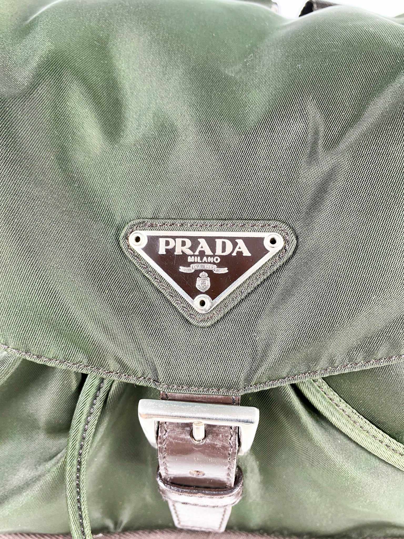 Prada army 2025 green bag