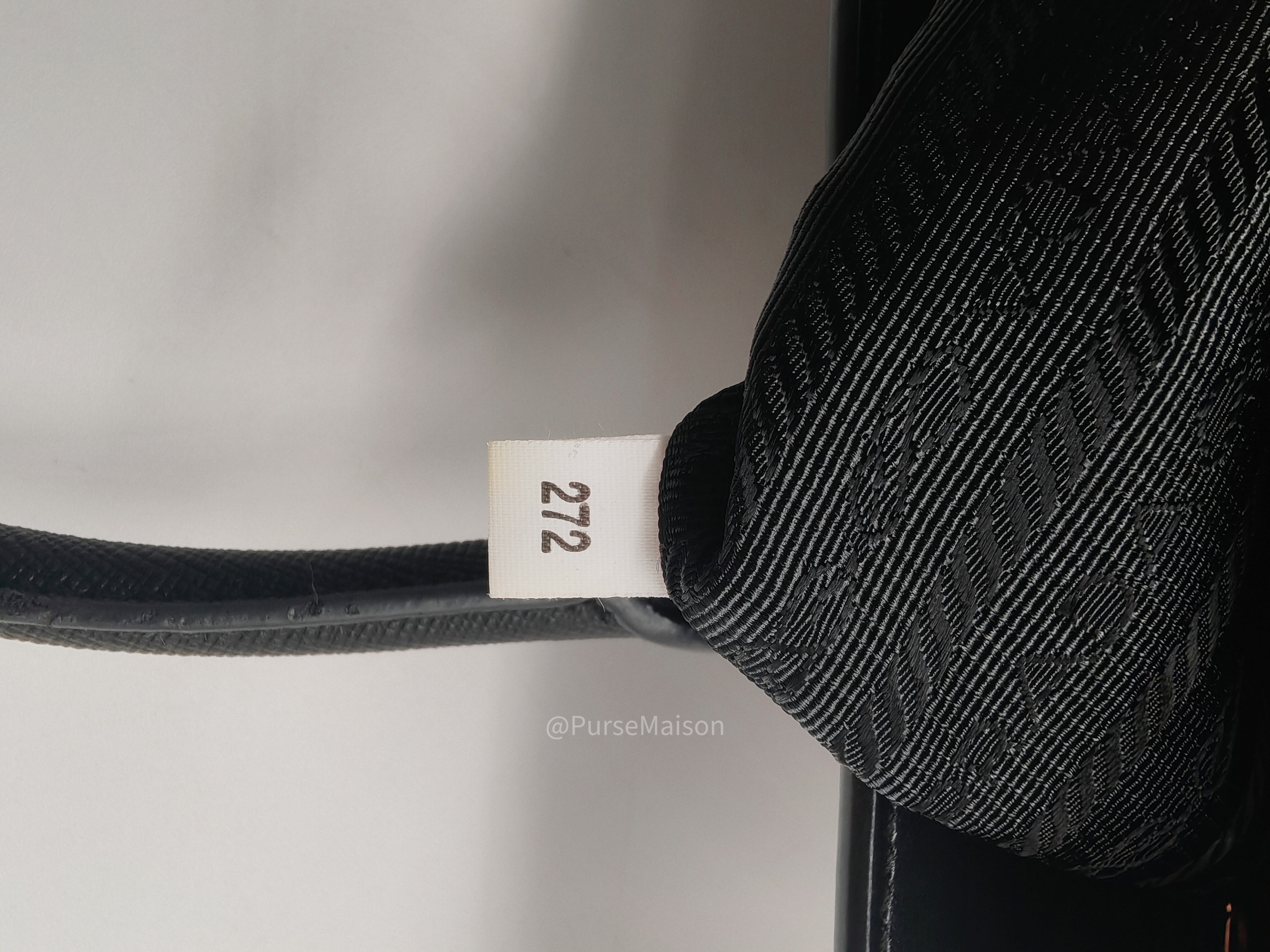 Prada Saffiano Lux Embossed Logo Medium Shoulder Tote Bag in Black Calfskin Leather and Gold Hardware