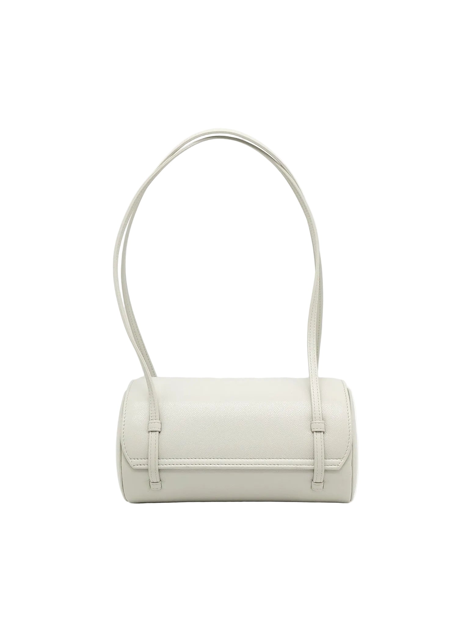 Preppy Coco Bowling Bag in Light Gray Caviar Leather & Brushed Gold Hardware (2026 Collection) | Purse Maison Luxury Bags Shop