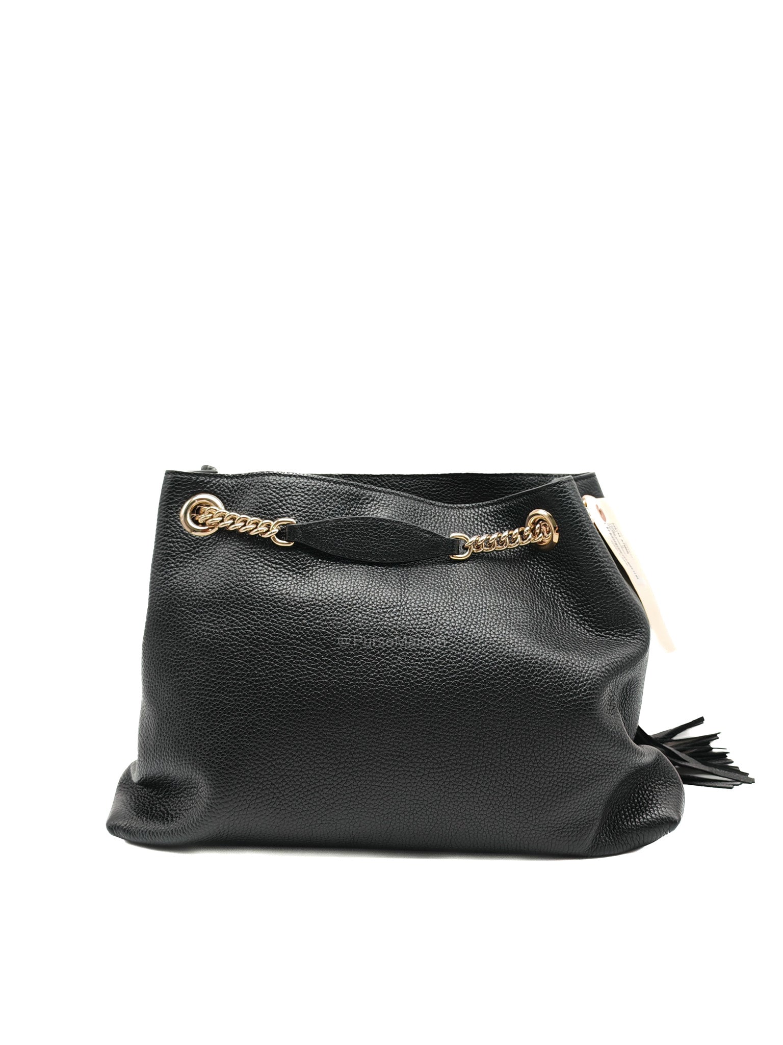 Price: Gucci Soho Chain Shoulder Bag in Black | Purse Maison Luxury Bags Shop