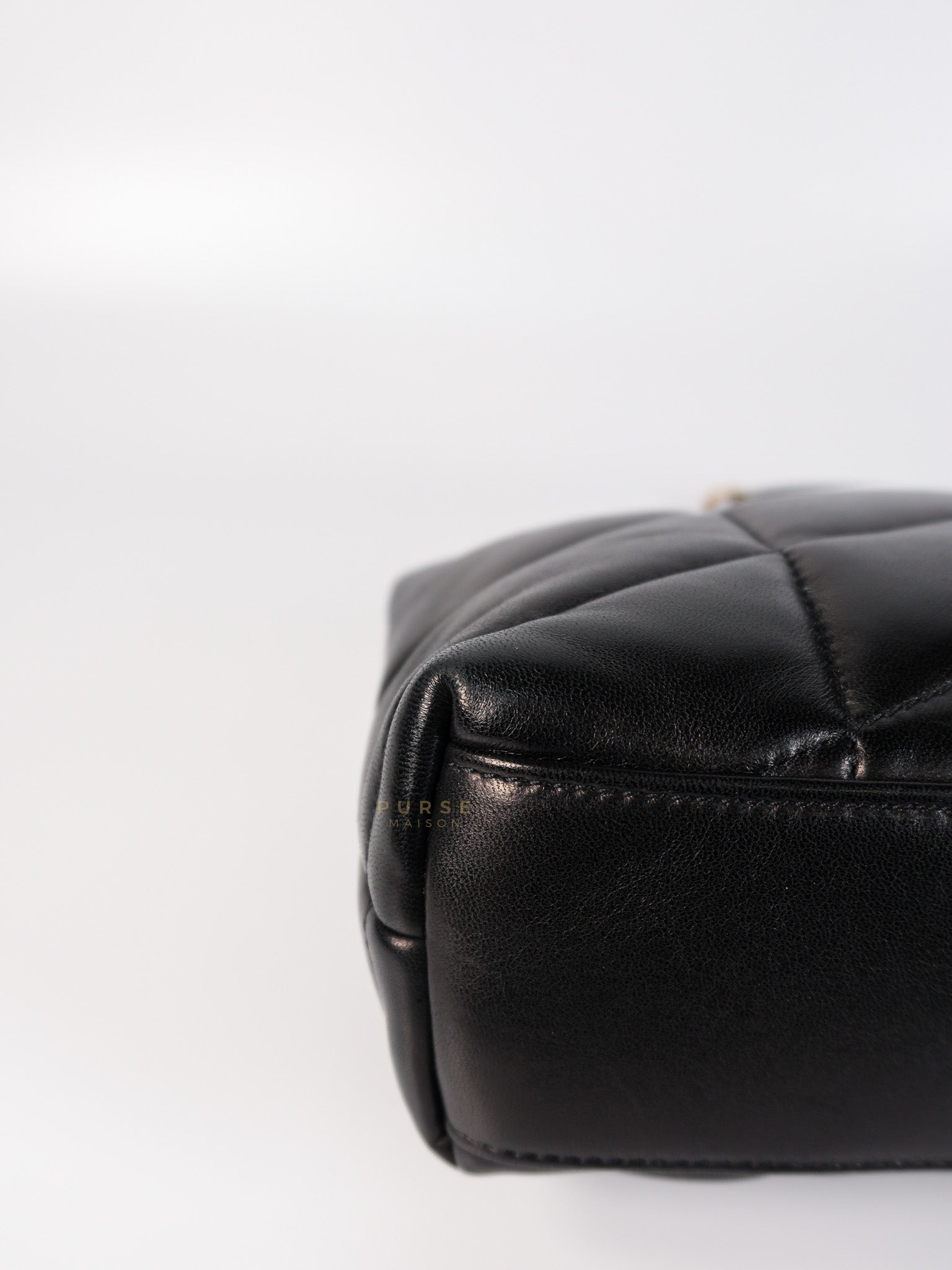 Puffer Toy Bag in Black Quilted Lambskin Leather | Purse Maison Luxury Bags Shop