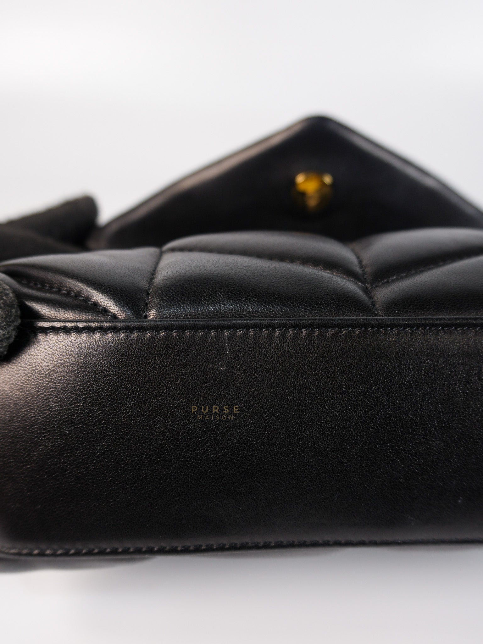 Puffer Toy Bag in Black Quilted Lambskin Leather | Purse Maison Luxury Bags Shop