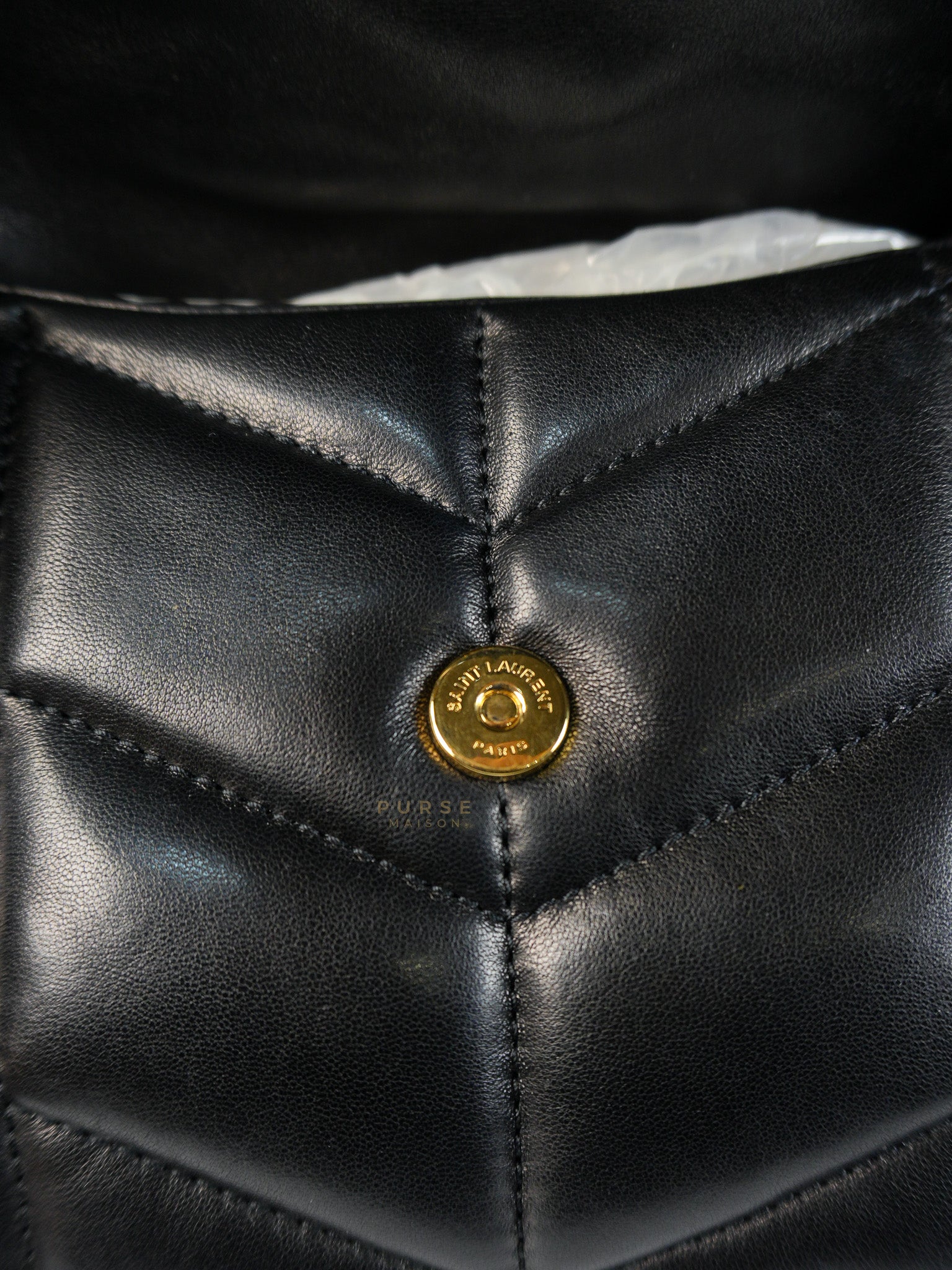 Puffer Toy Bag in Black Quilted Lambskin Leather | Purse Maison Luxury Bags Shop