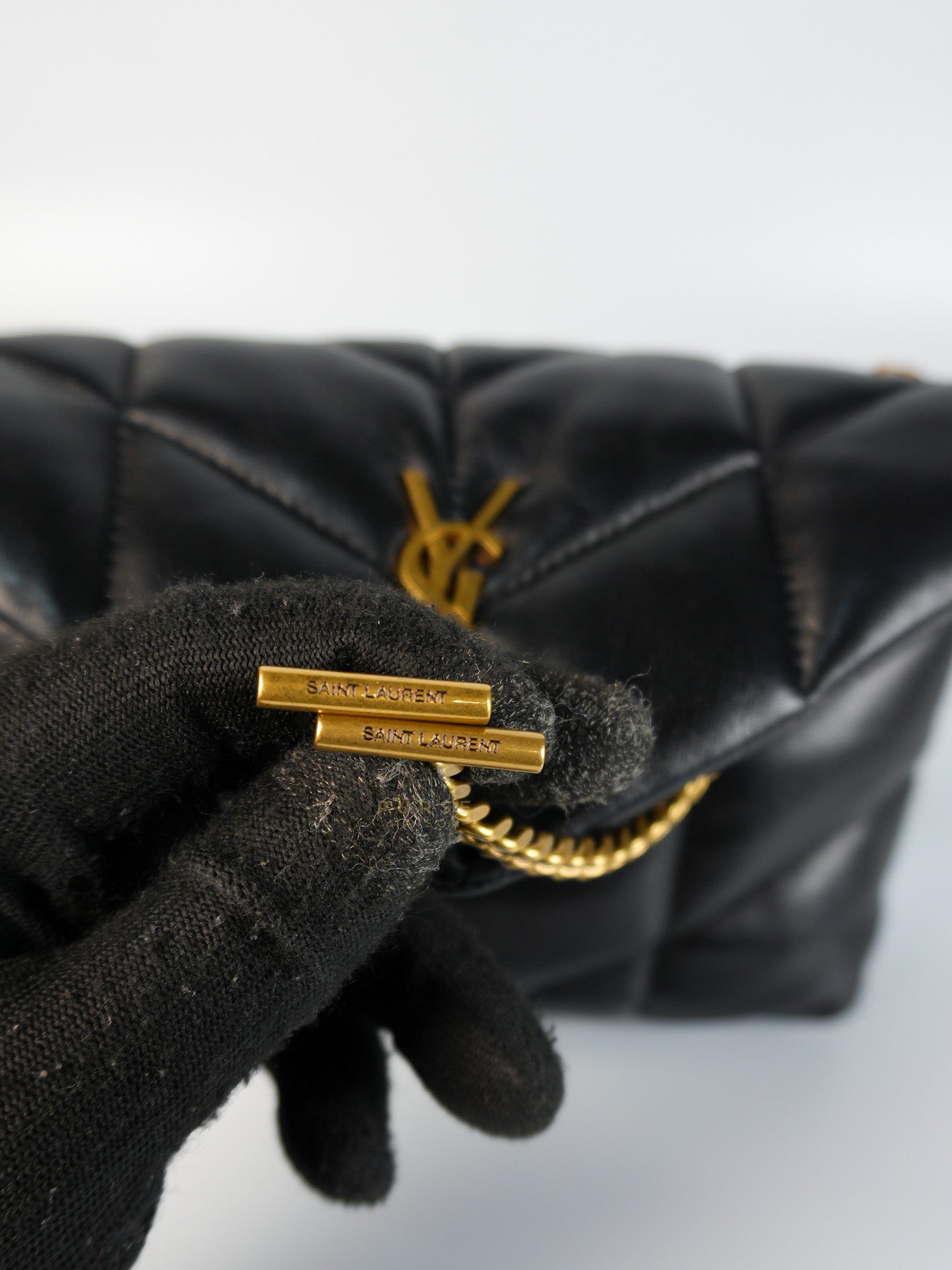 Puffer Toy Bag in Black Quilted Lambskin Leather | Purse Maison Luxury Bags Shop