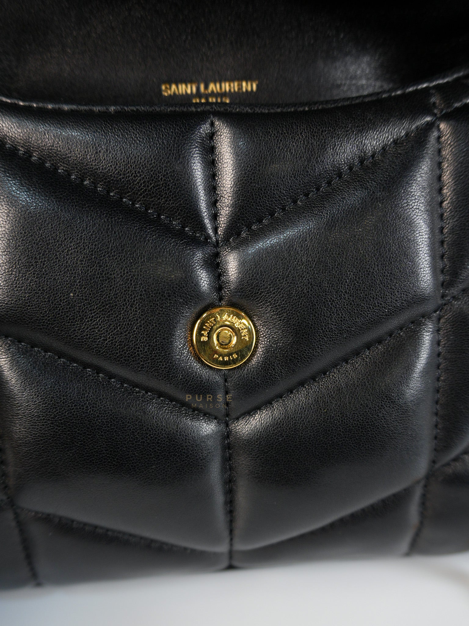 Puffer Toy Bag in Black Quilted Lambskin Leather | Purse Maison Luxury Bags Shop