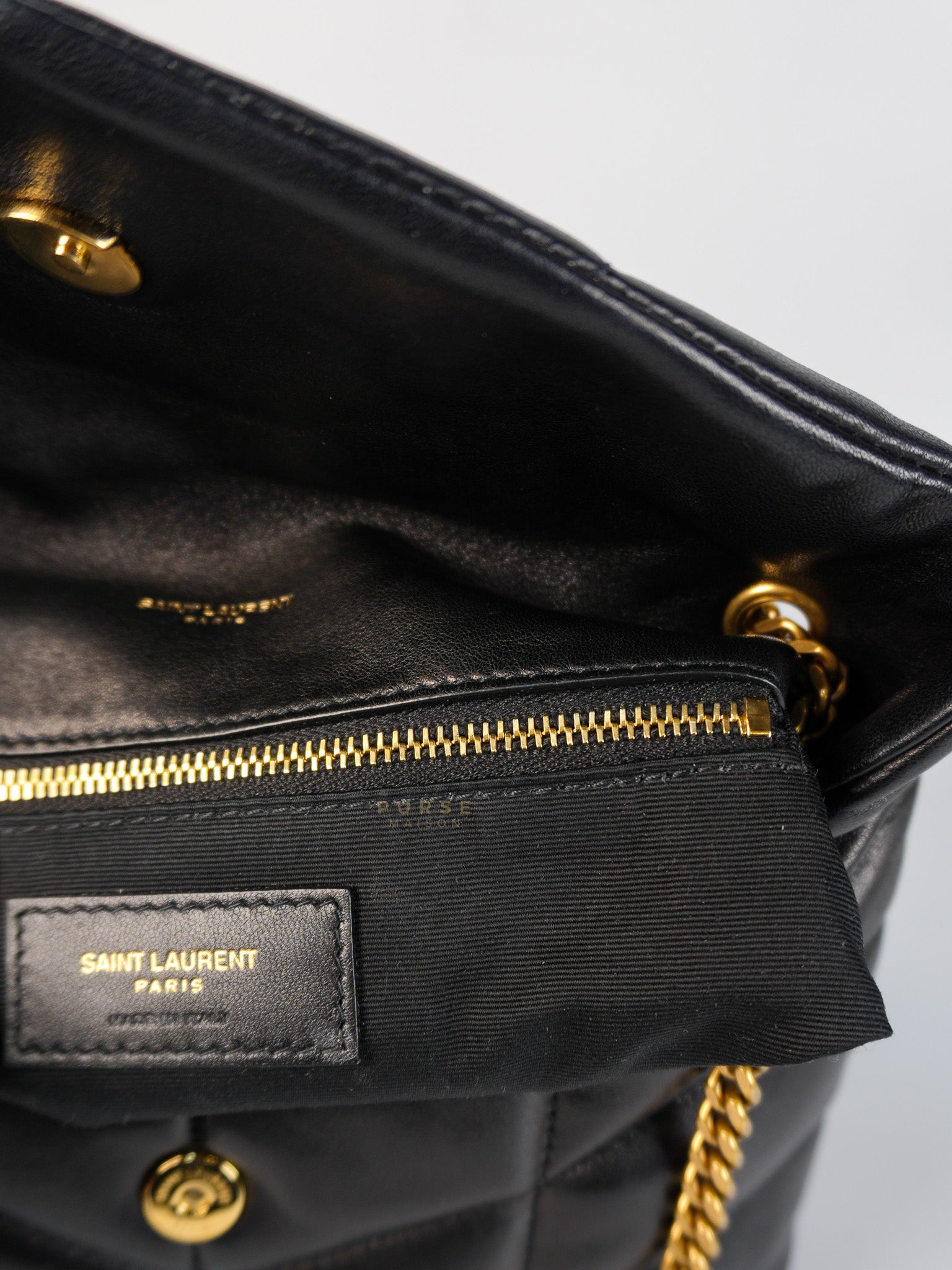 Puffer Toy Bag in Black Quilted Lambskin Leather | Purse Maison Luxury Bags Shop