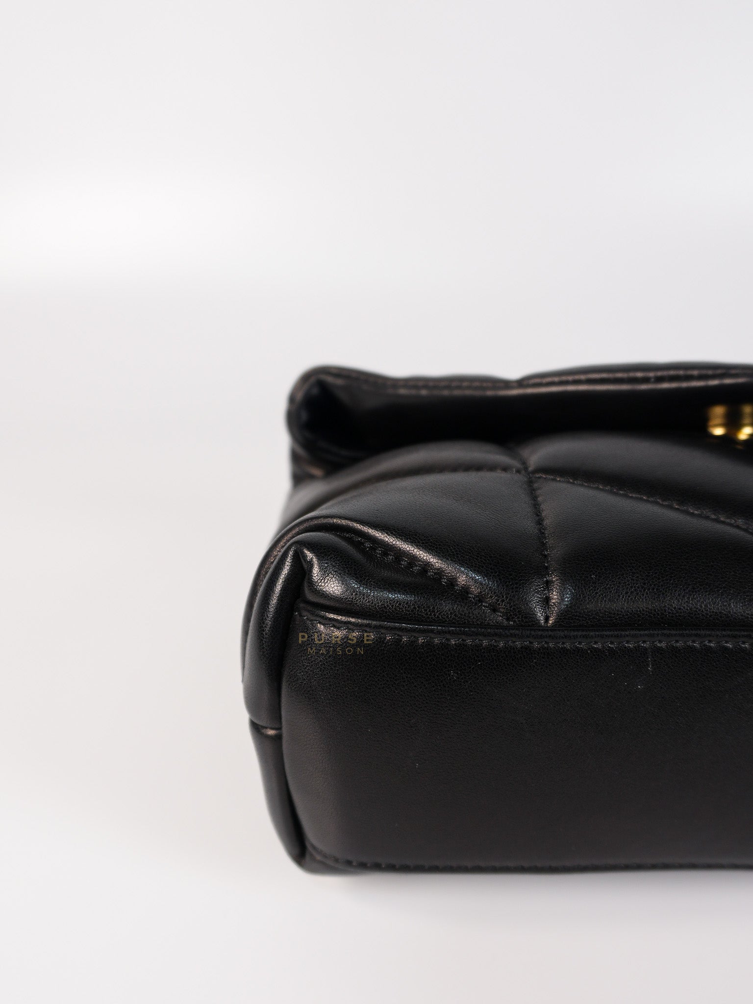 Puffer Toy Bag in Black Quilted Lambskin Leather | Purse Maison Luxury Bags Shop