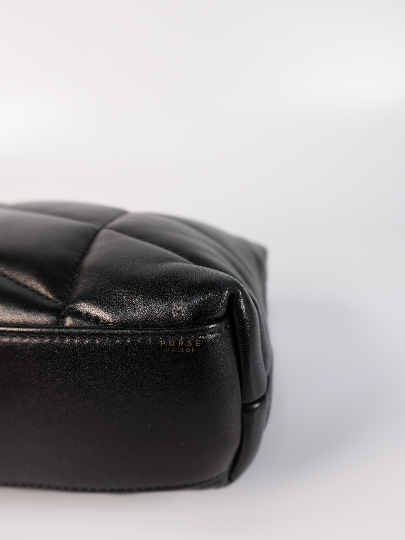 Puffer Toy Bag in Black Quilted Lambskin Leather | Purse Maison Luxury Bags Shop