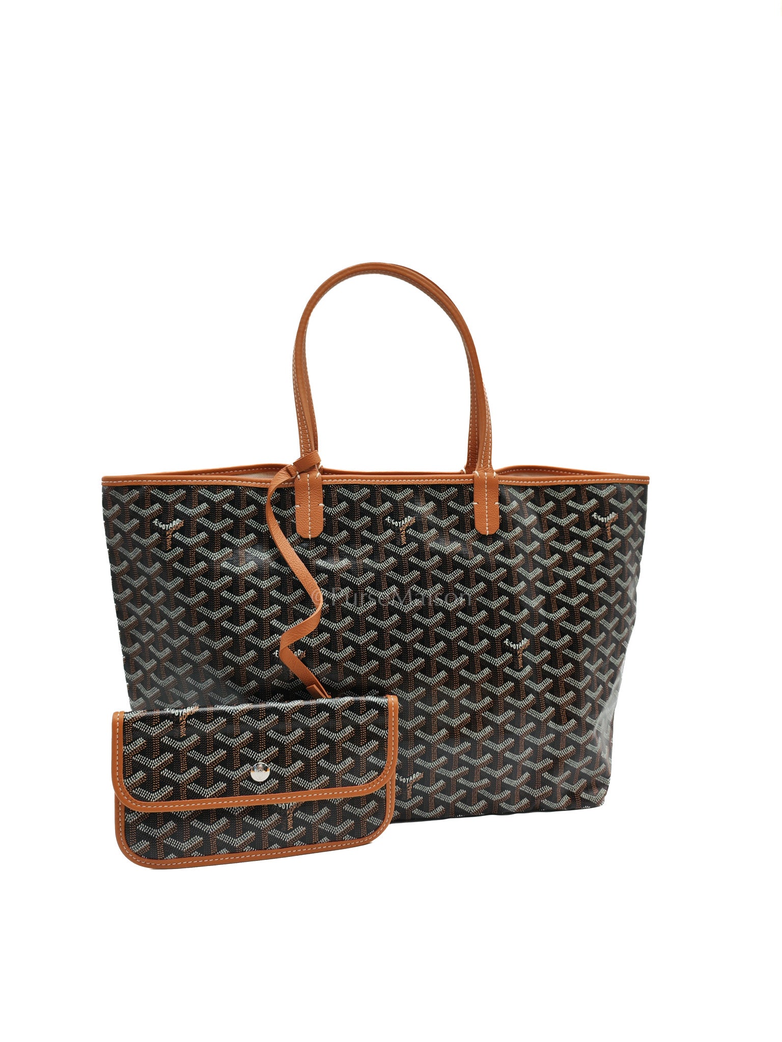 Goyard Saint Louis Tote Bag Pm in Tan Goyardine Canvas