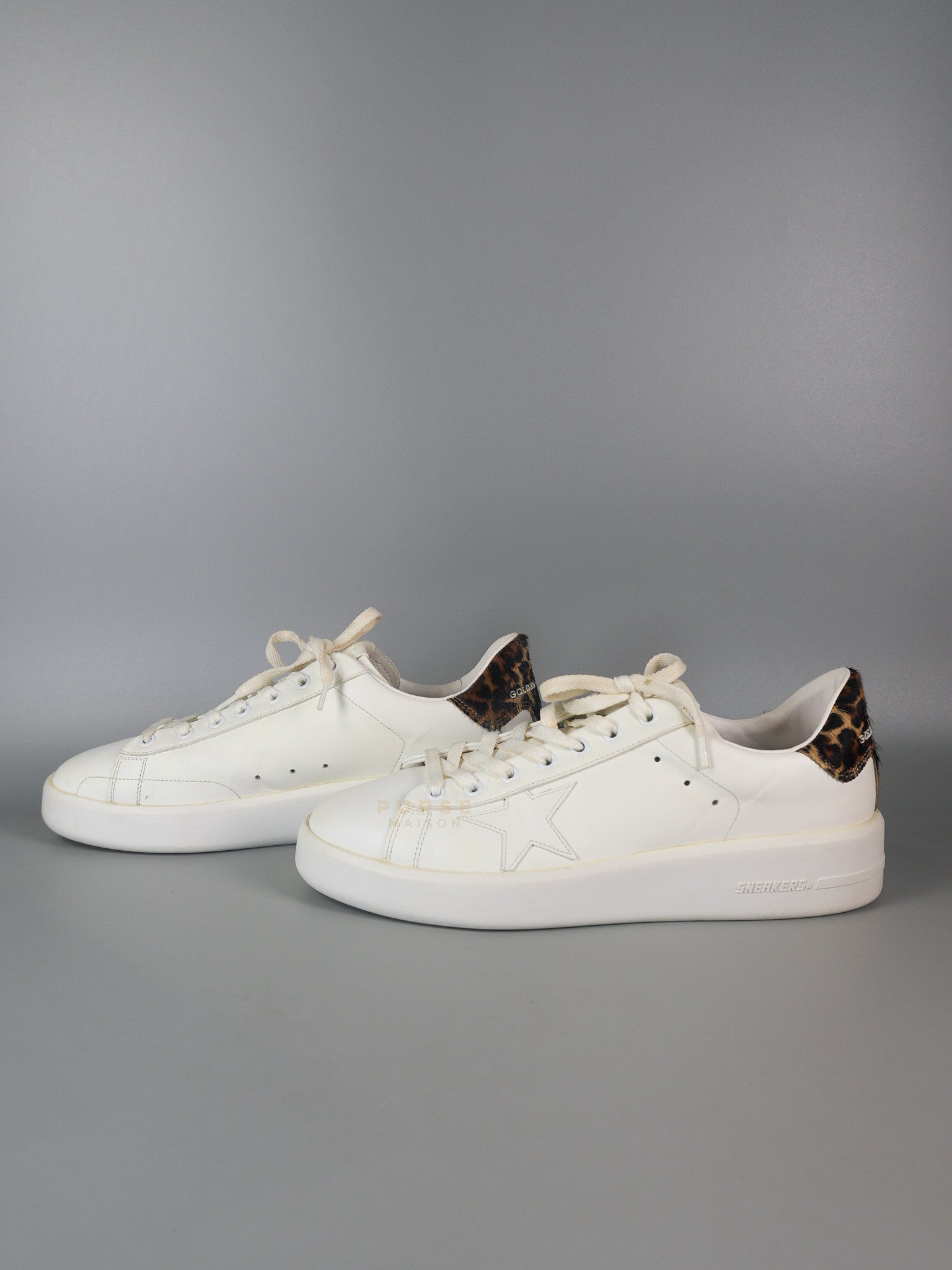 Pure Star Calfskin Hair Chunky Sneakers in Size 41 EU (26 cm) | Purse Maison Luxury Bags Shop