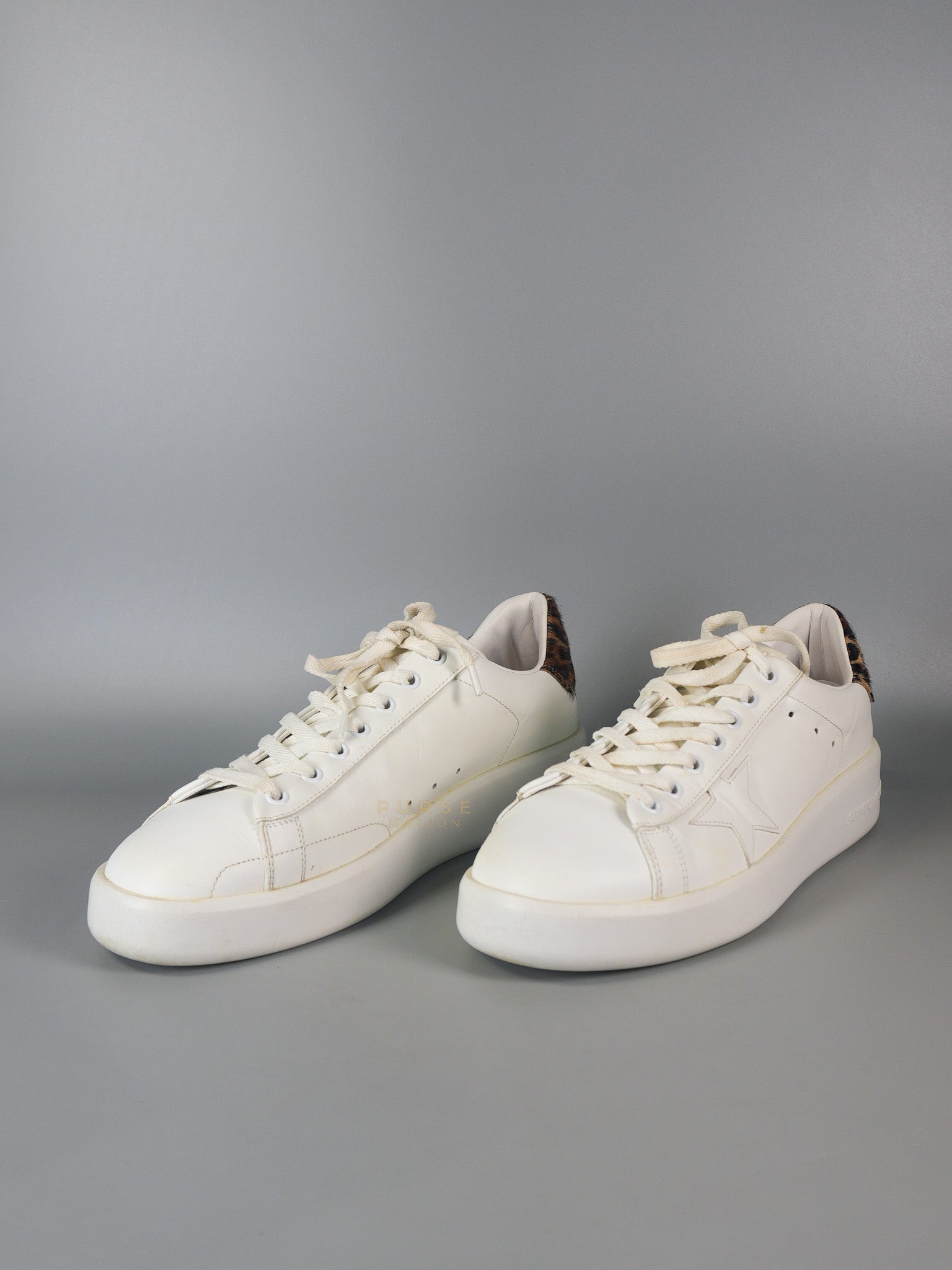 Pure Star Calfskin Hair Chunky Sneakers in Size 41 EU (26 cm) | Purse Maison Luxury Bags Shop