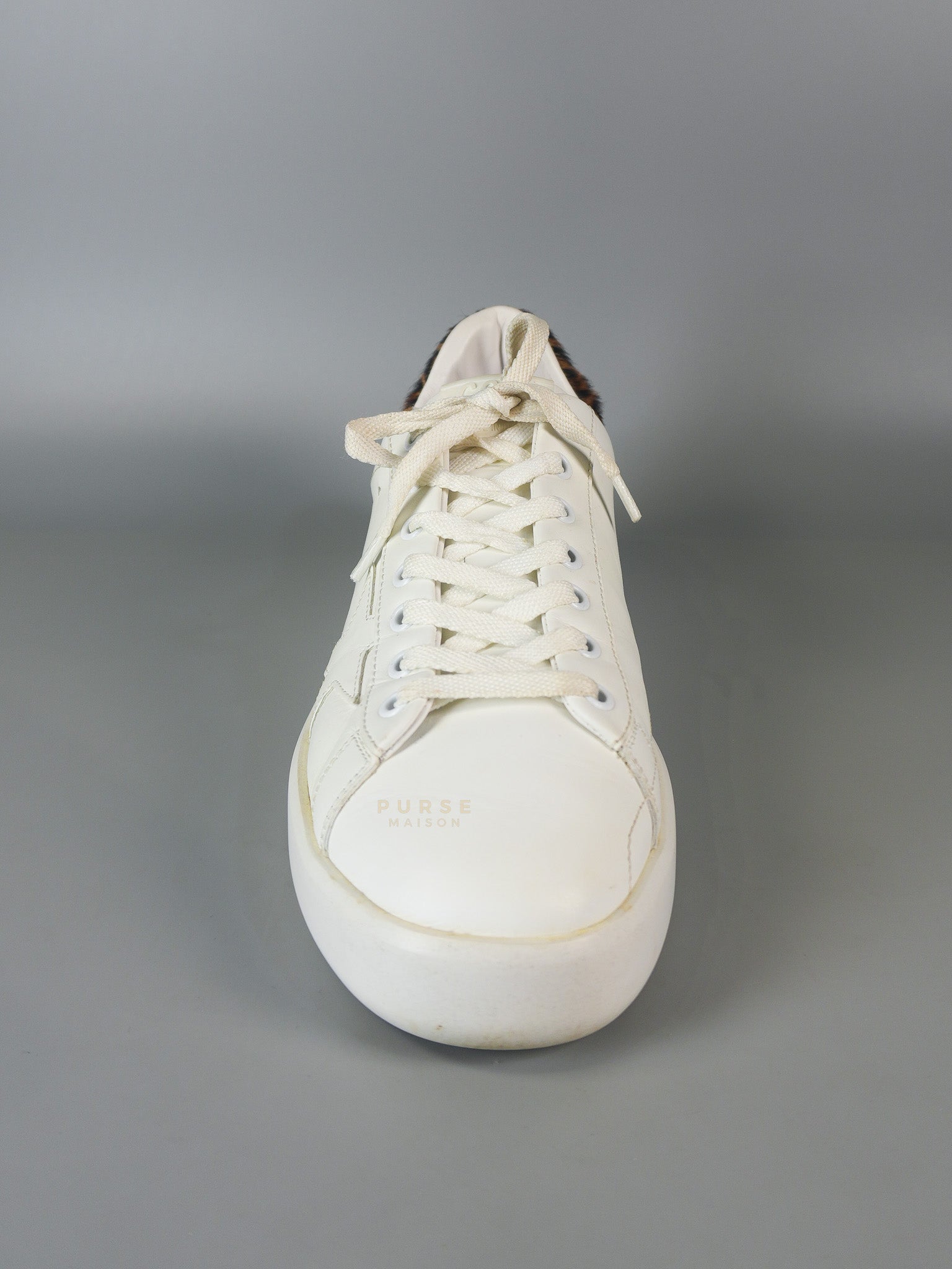 Pure Star Calfskin Hair Chunky Sneakers in Size 41 EU (26 cm) | Purse Maison Luxury Bags Shop
