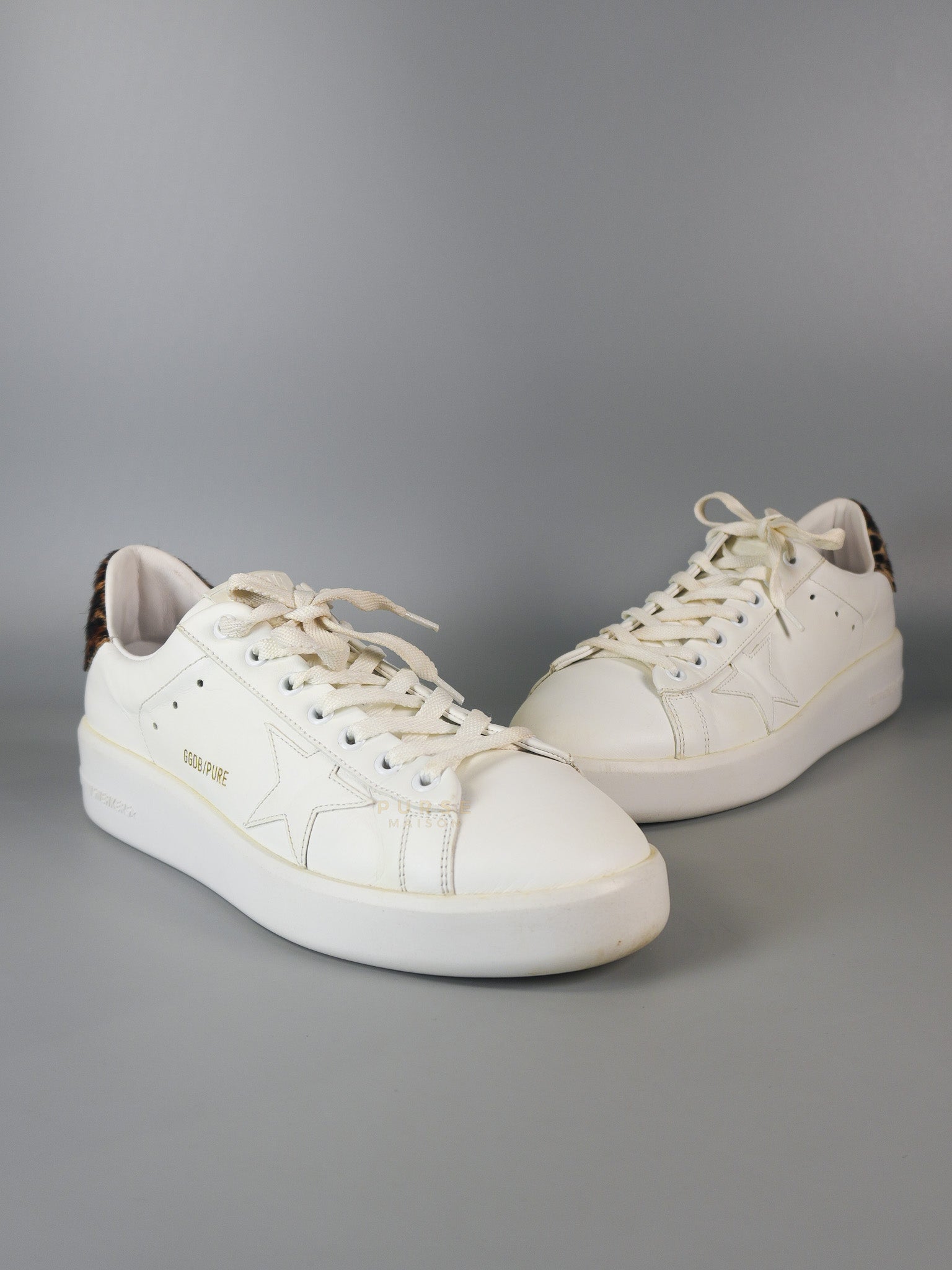 Pure Star Calfskin Hair Chunky Sneakers in Size 41 EU (26 cm) | Purse Maison Luxury Bags Shop
