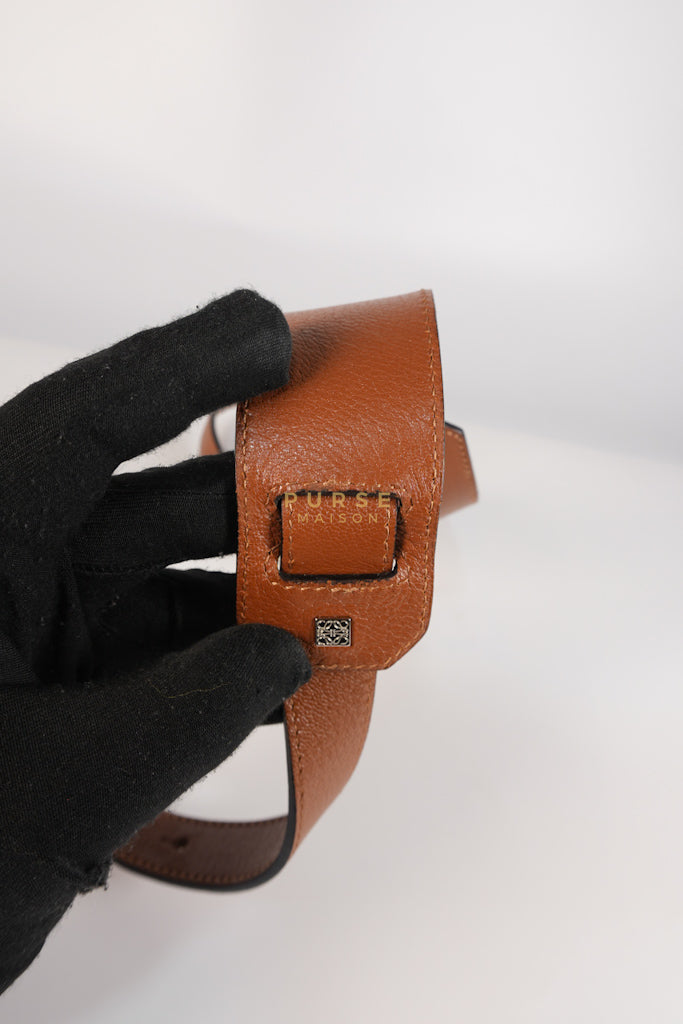 Puzzle Bag Small in Tricolor Brown/Red/Black Goatskin Leather | Purse Maison Luxury Bags Shop