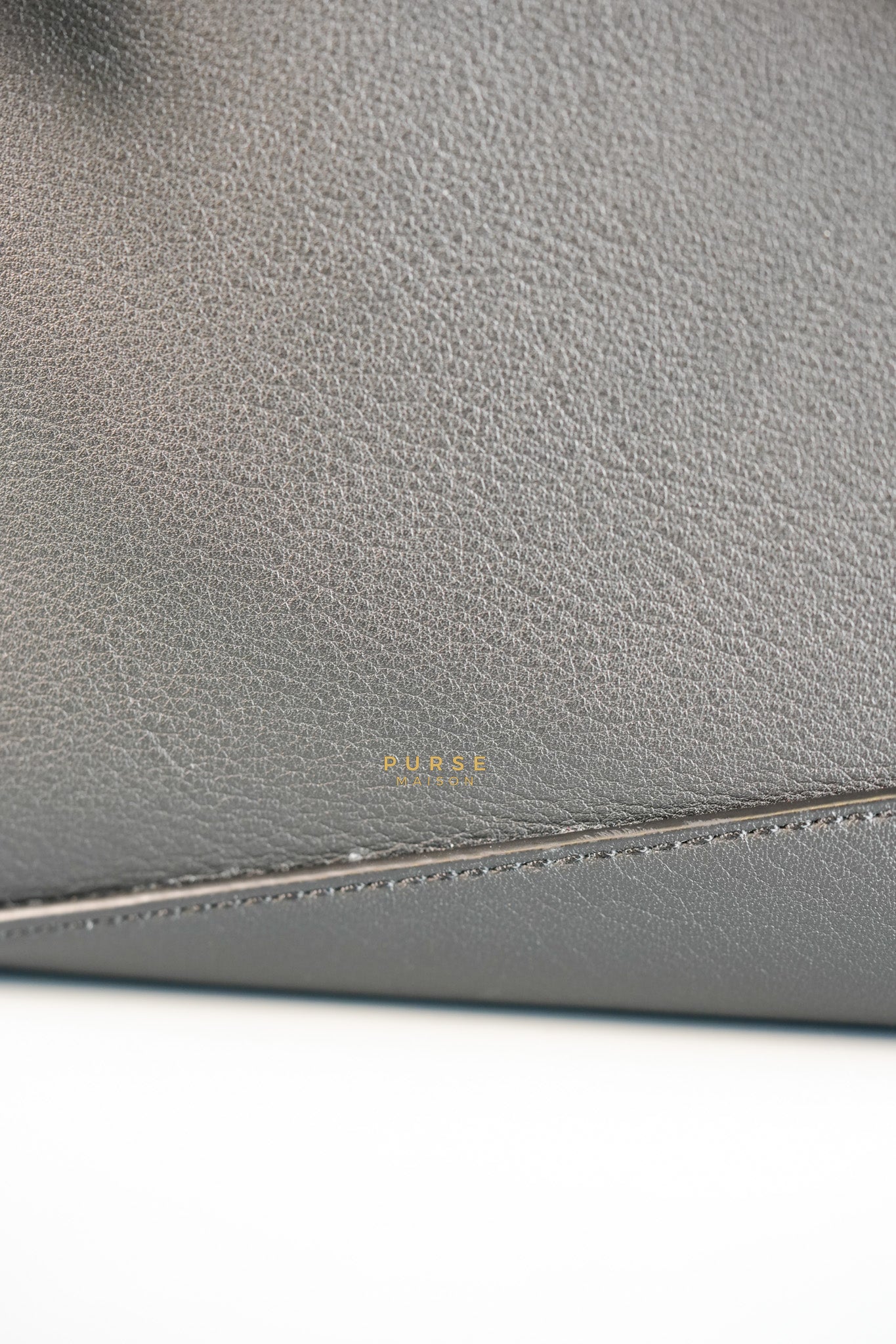 Puzzle Large Satin Black Calfskin Leather Bag | Purse Maison Luxury Bags Shop