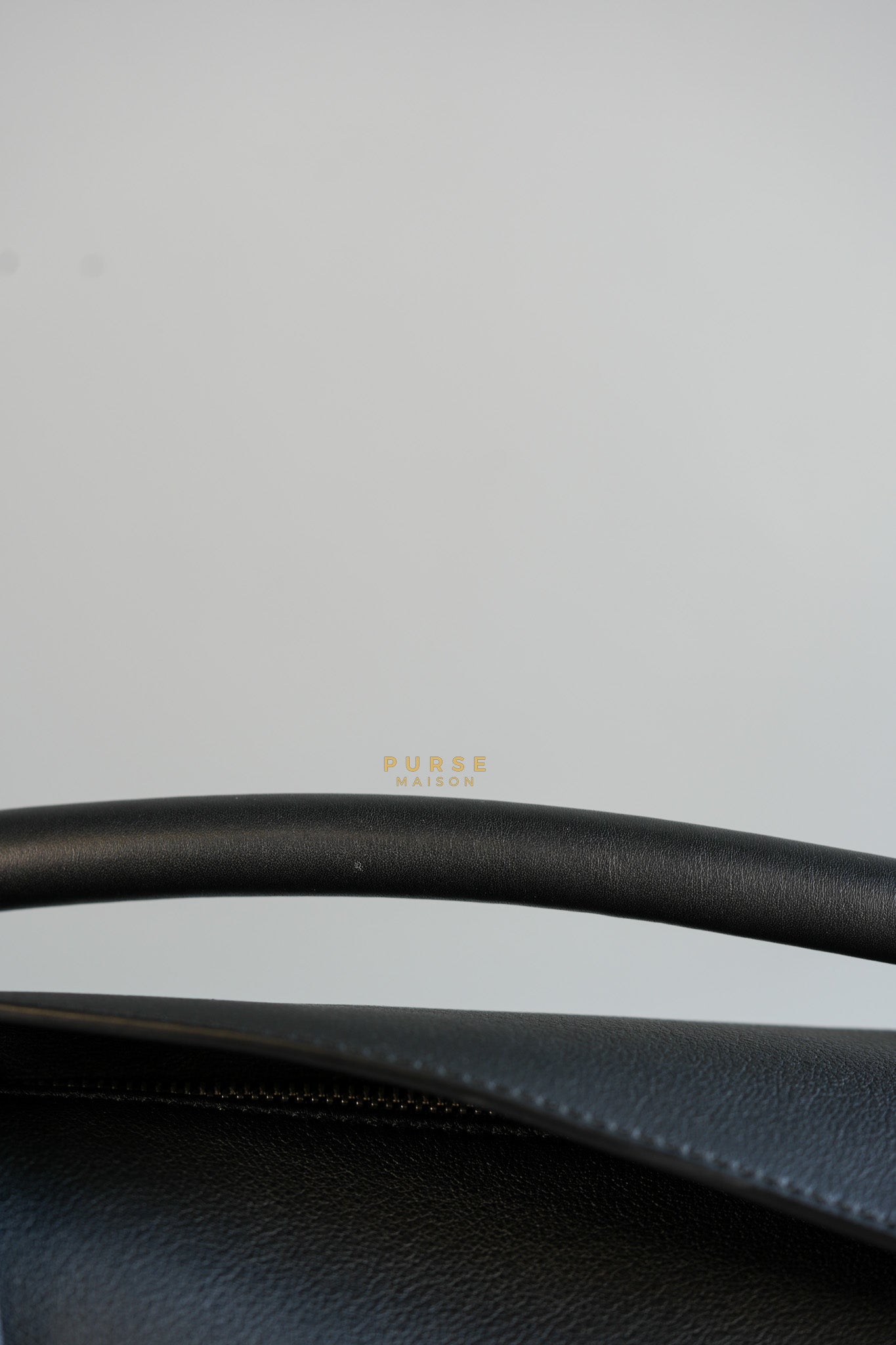 Puzzle Large Satin Black Calfskin Leather Bag | Purse Maison Luxury Bags Shop