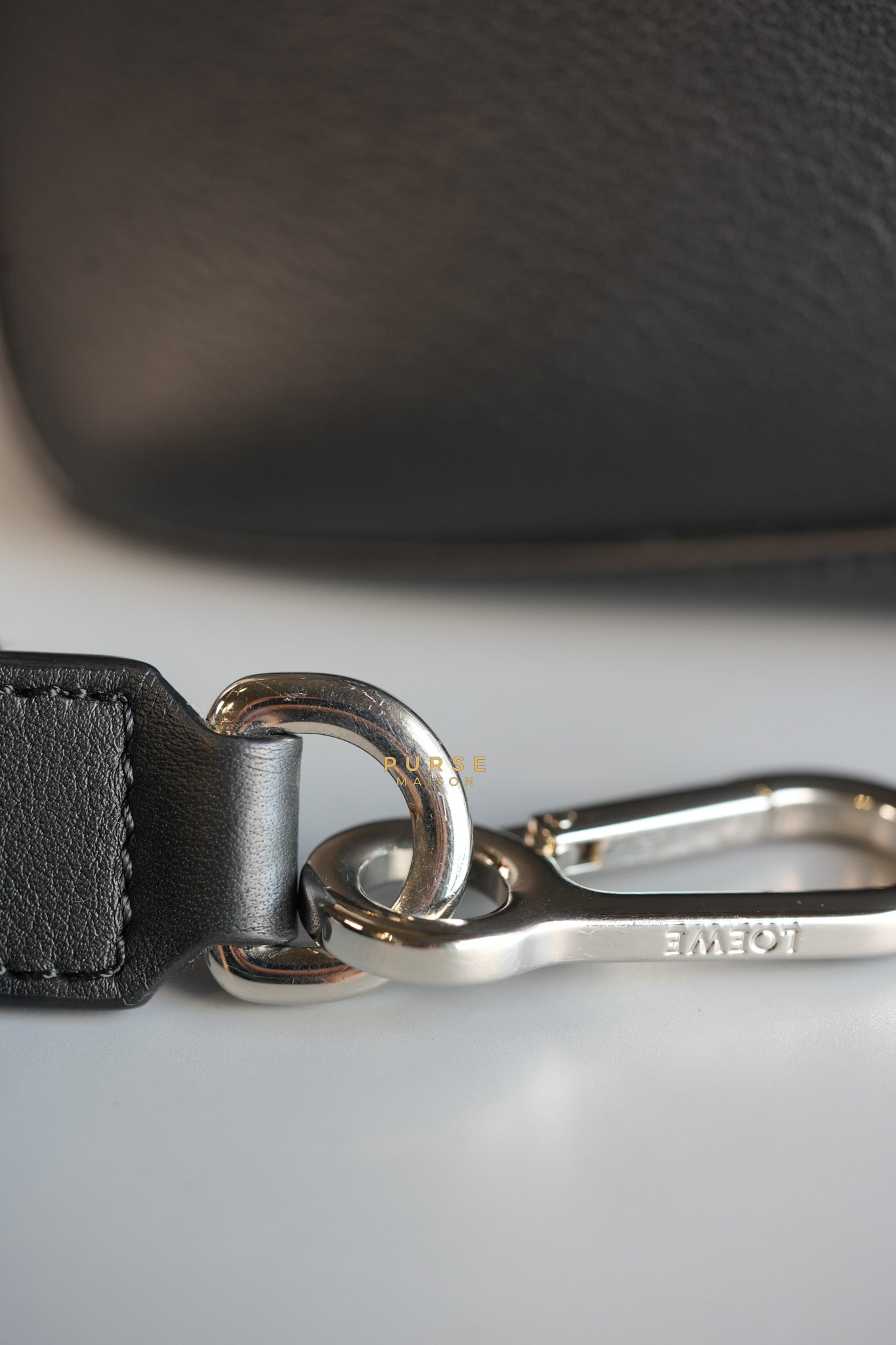 Puzzle Large Satin Black Calfskin Leather Bag | Purse Maison Luxury Bags Shop