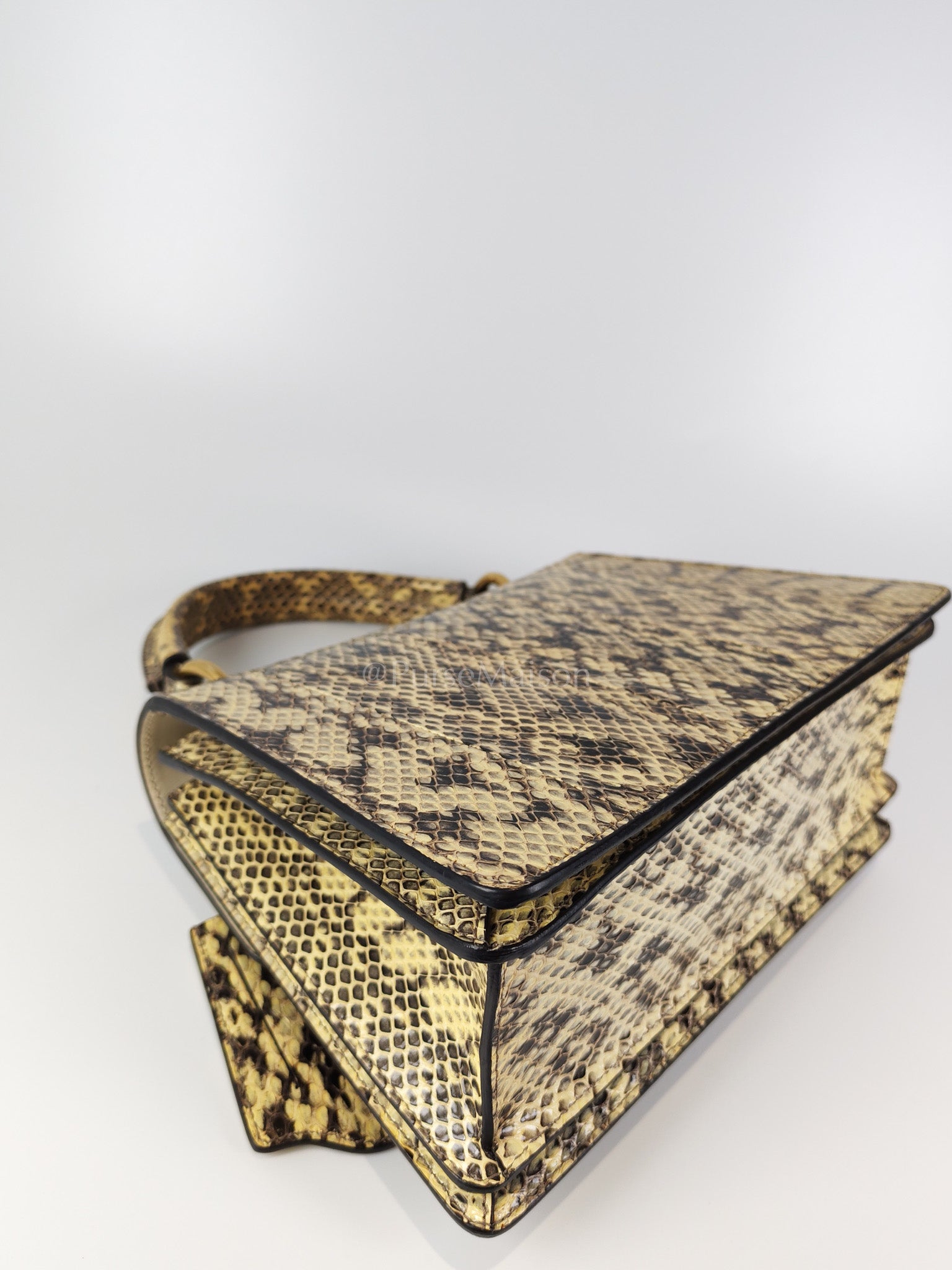 Python Queen Margaret “Loved” Top Handle Bag | Purse Maison Luxury Bags Shop