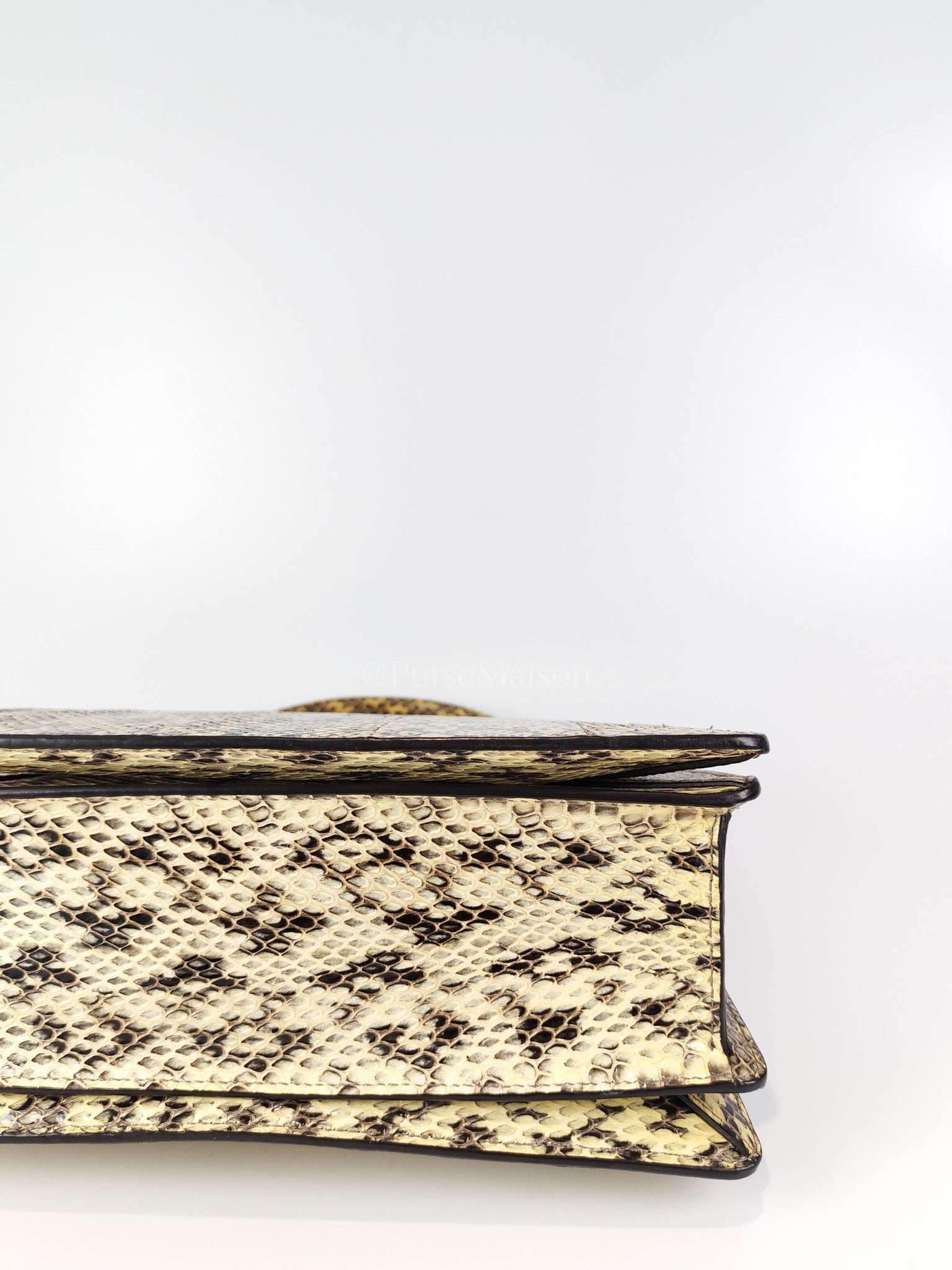 Python Queen Margaret “Loved” Top Handle Bag | Purse Maison Luxury Bags Shop