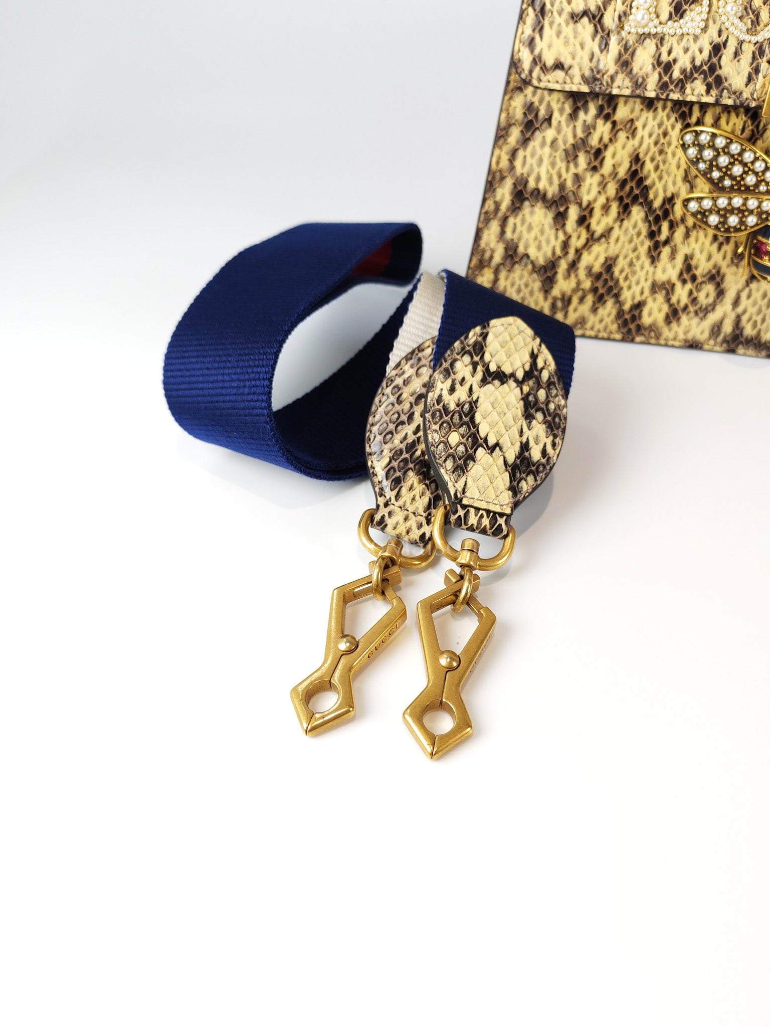 Python Queen Margaret “Loved” Top Handle Bag | Purse Maison Luxury Bags Shop