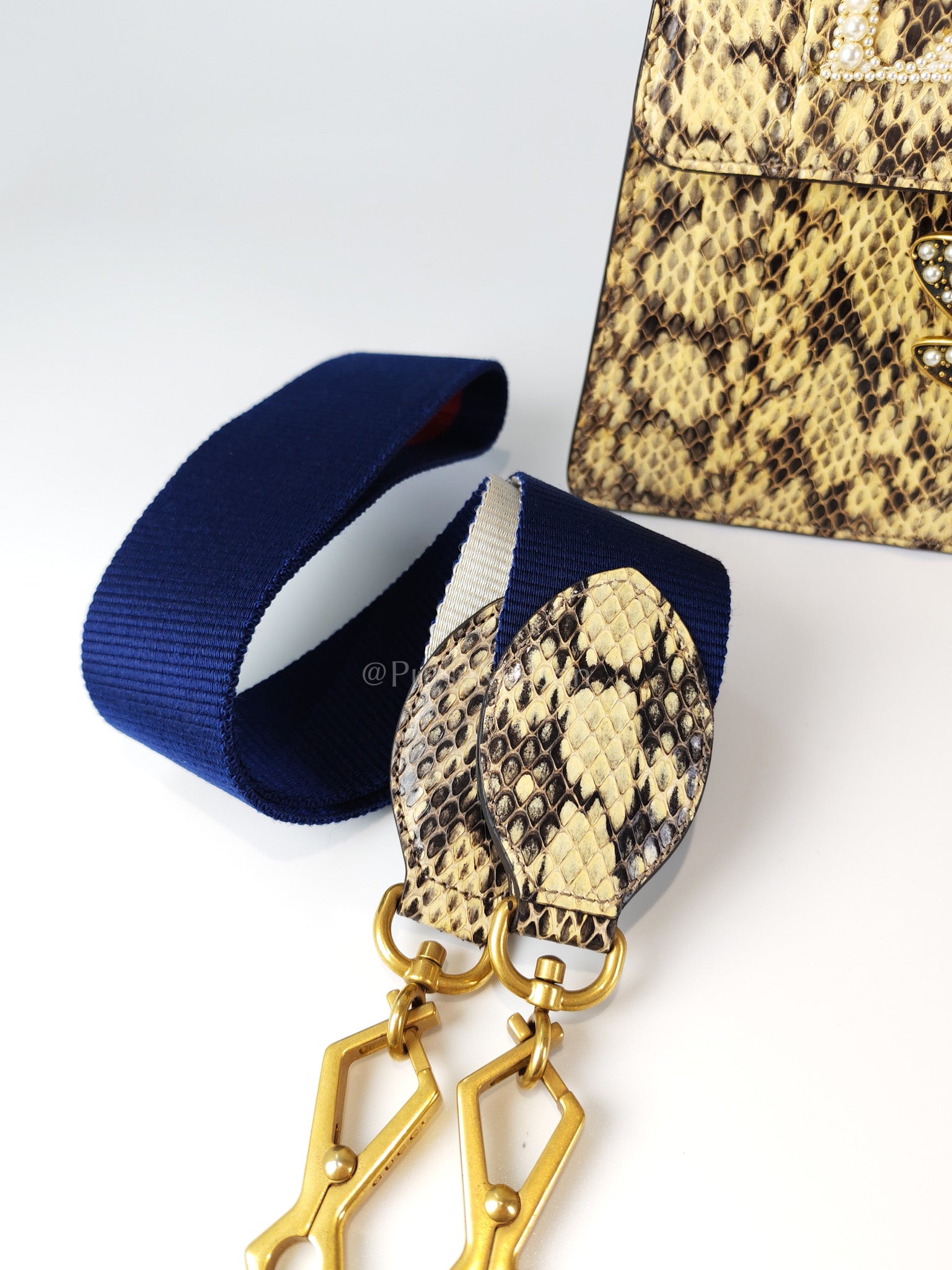 Python Queen Margaret “Loved” Top Handle Bag | Purse Maison Luxury Bags Shop