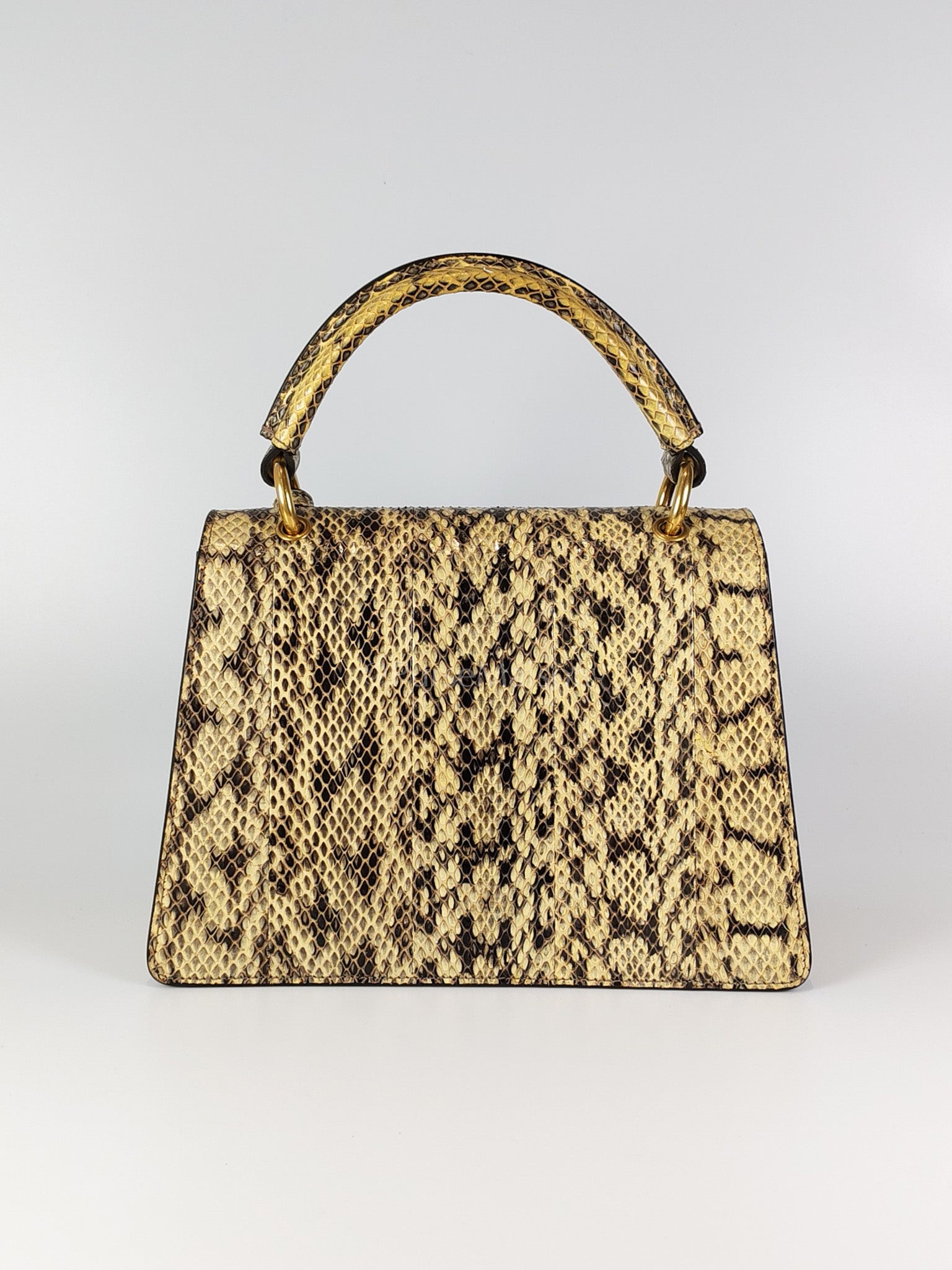 Python Queen Margaret “Loved” Top Handle Bag | Purse Maison Luxury Bags Shop