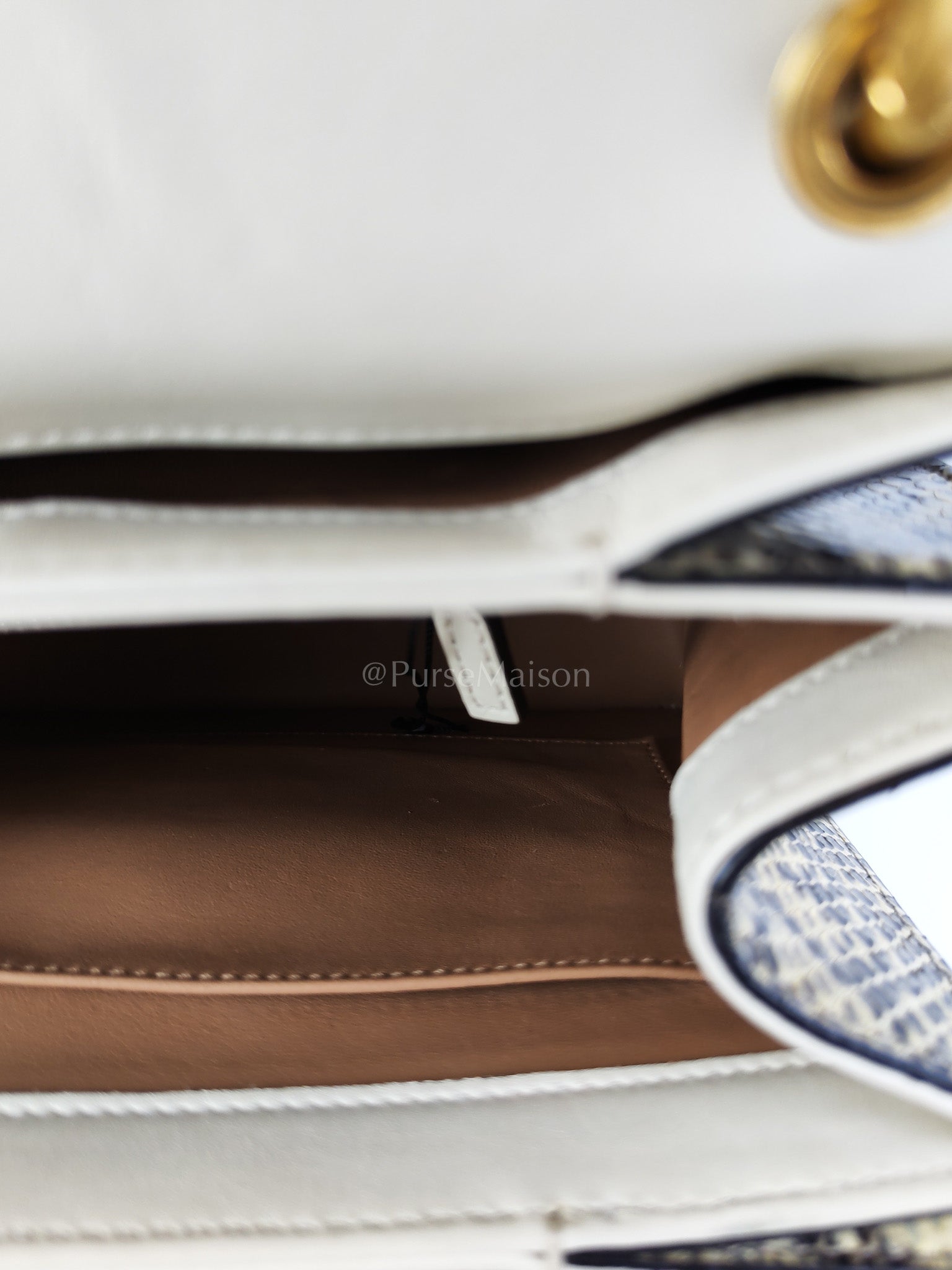 Python Queen Margaret “Loved” Top Handle Bag | Purse Maison Luxury Bags Shop