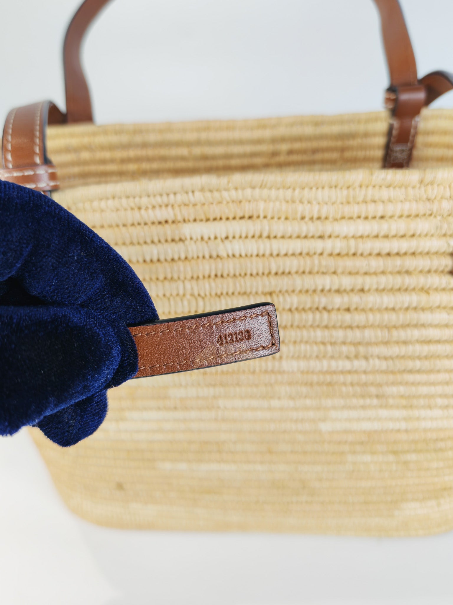 Raffia Ibiza Square Natural Tan Basket Bag | Purse Maison Luxury Bags Shop