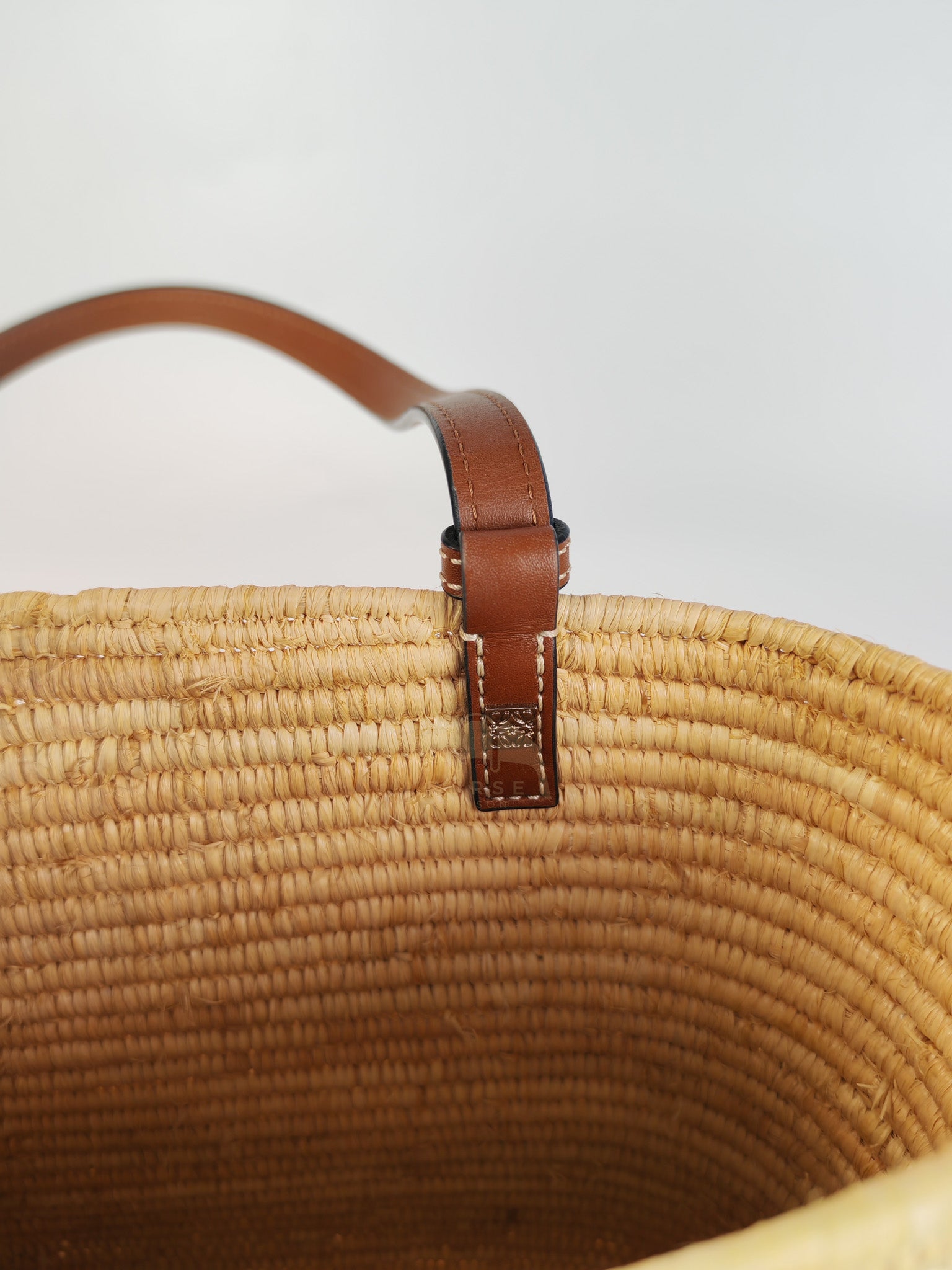 Raffia Ibiza Square Natural Tan Basket Bag | Purse Maison Luxury Bags Shop