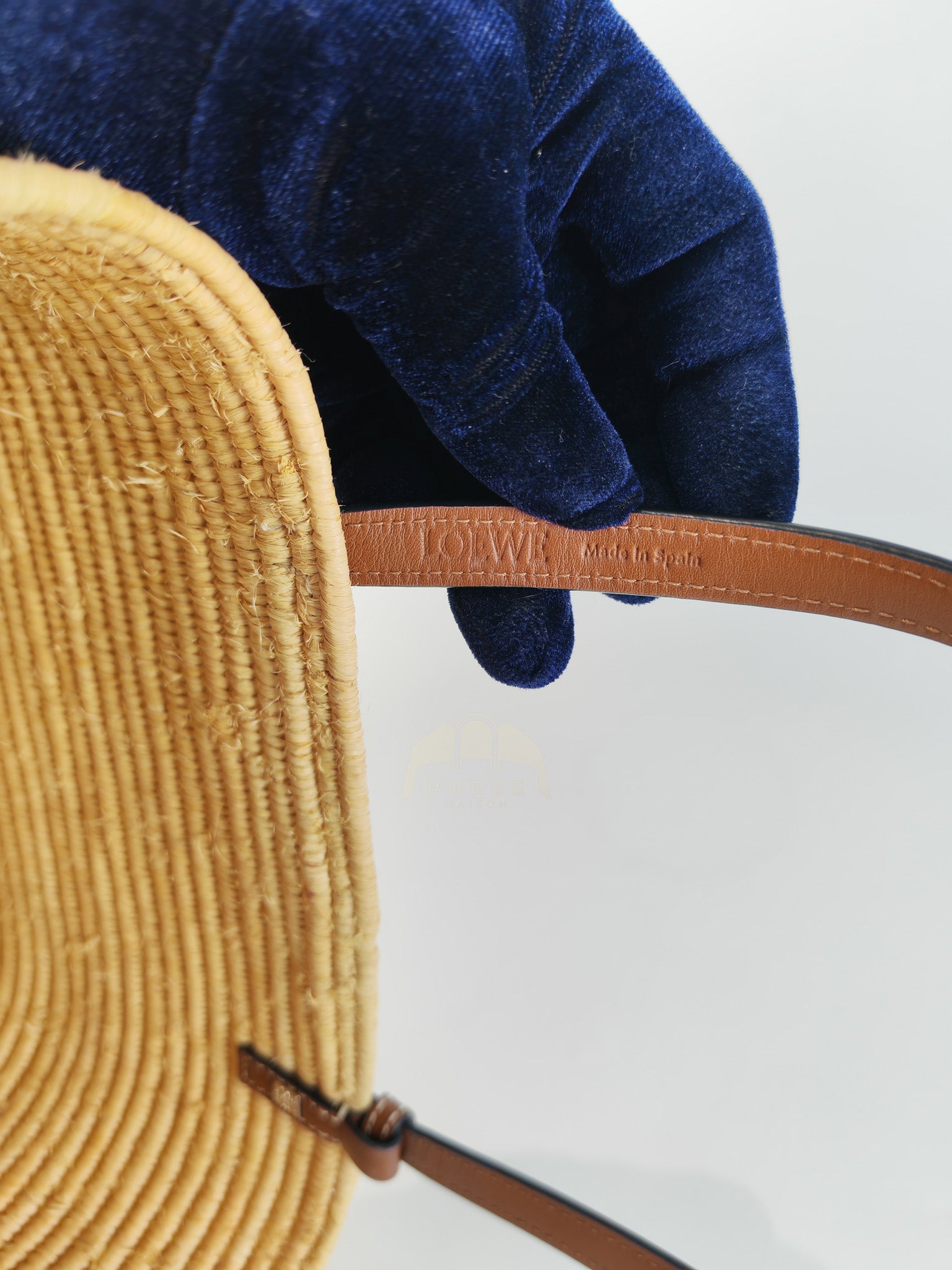 Raffia Ibiza Square Natural Tan Basket Bag | Purse Maison Luxury Bags Shop