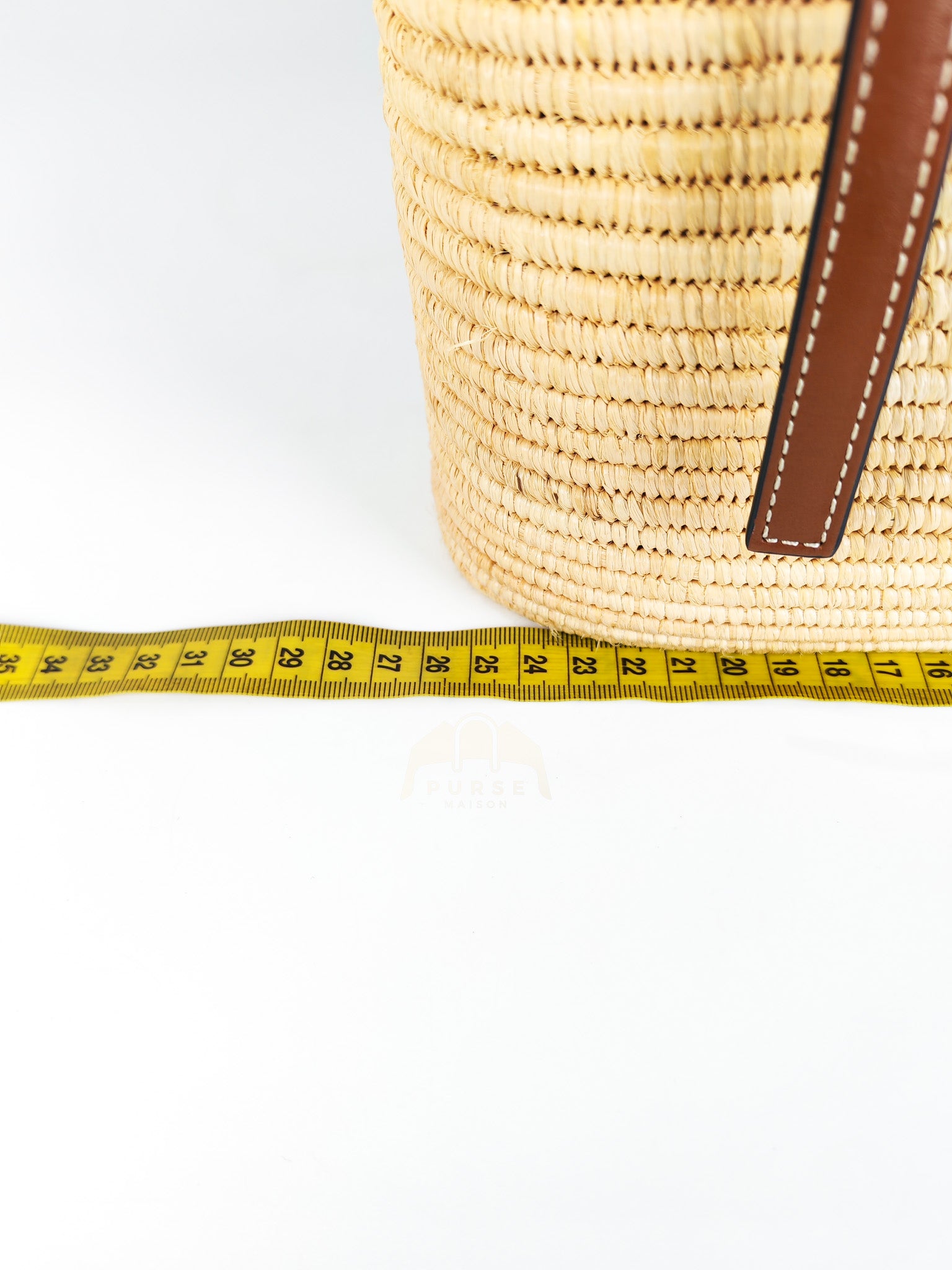 Raffia Ibiza Square Natural Tan Basket Bag | Purse Maison Luxury Bags Shop