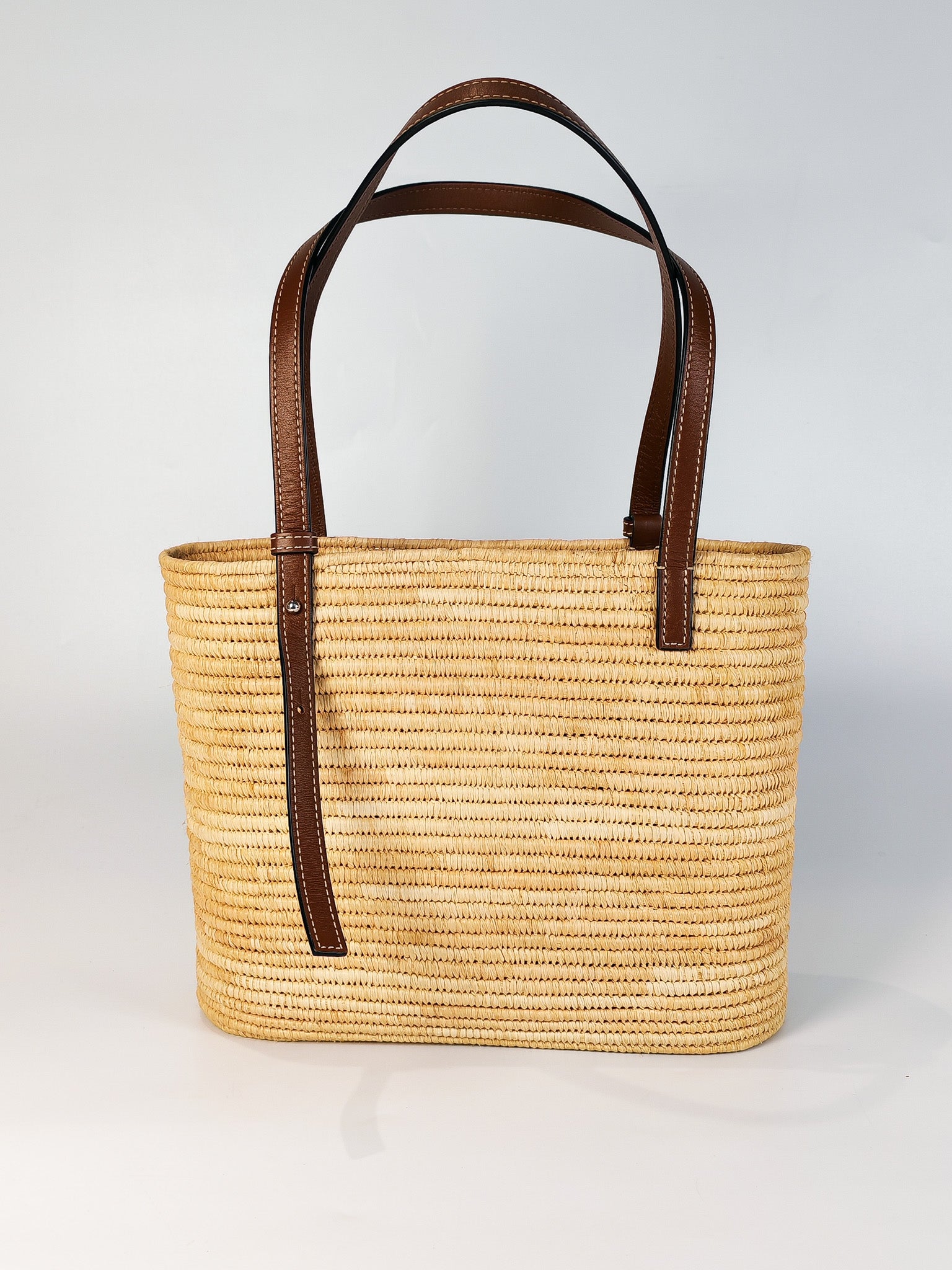 Raffia Ibiza Square Natural Tan Basket Bag | Purse Maison Luxury Bags Shop
