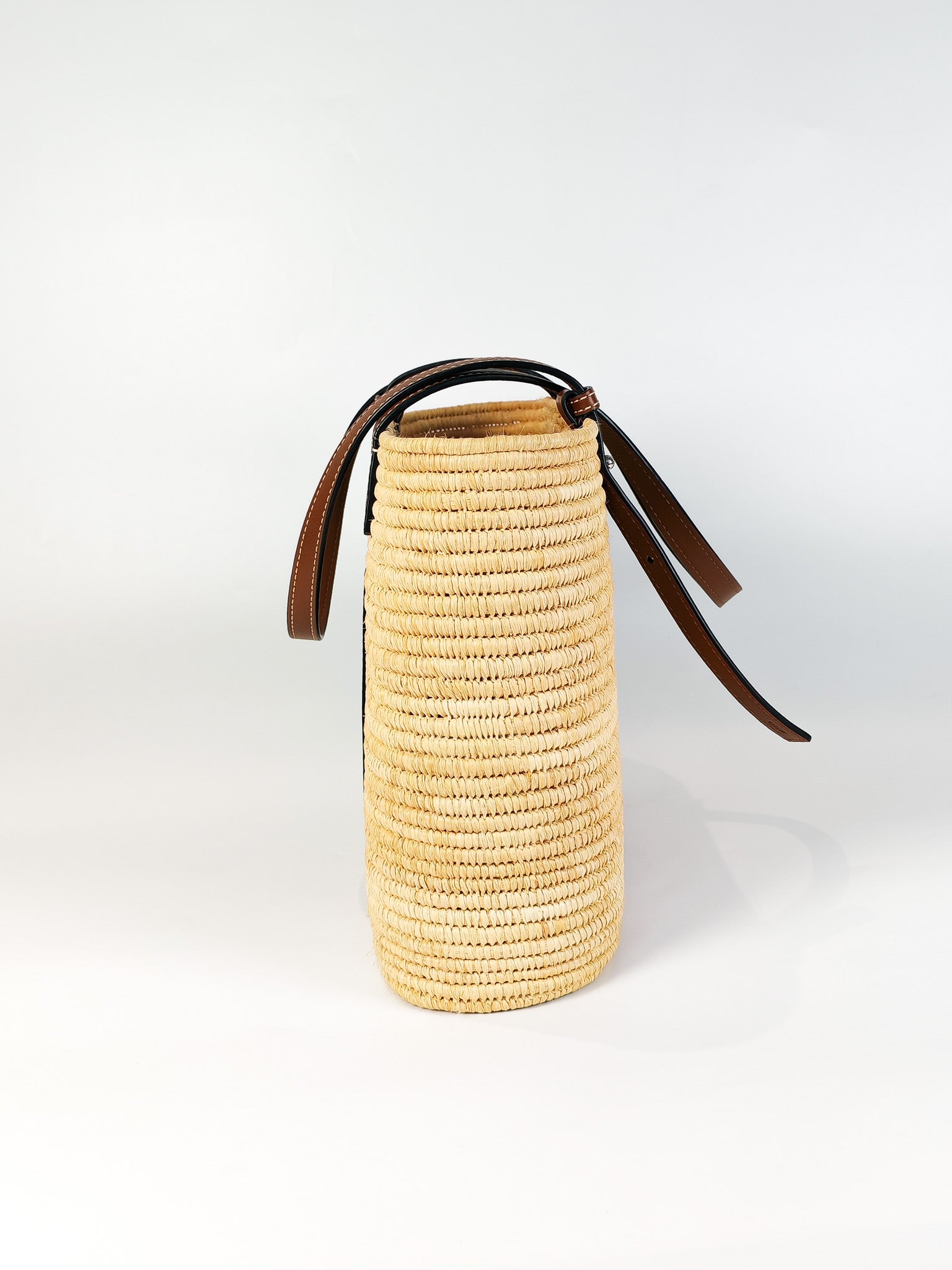 Raffia Ibiza Square Natural Tan Basket Bag | Purse Maison Luxury Bags Shop