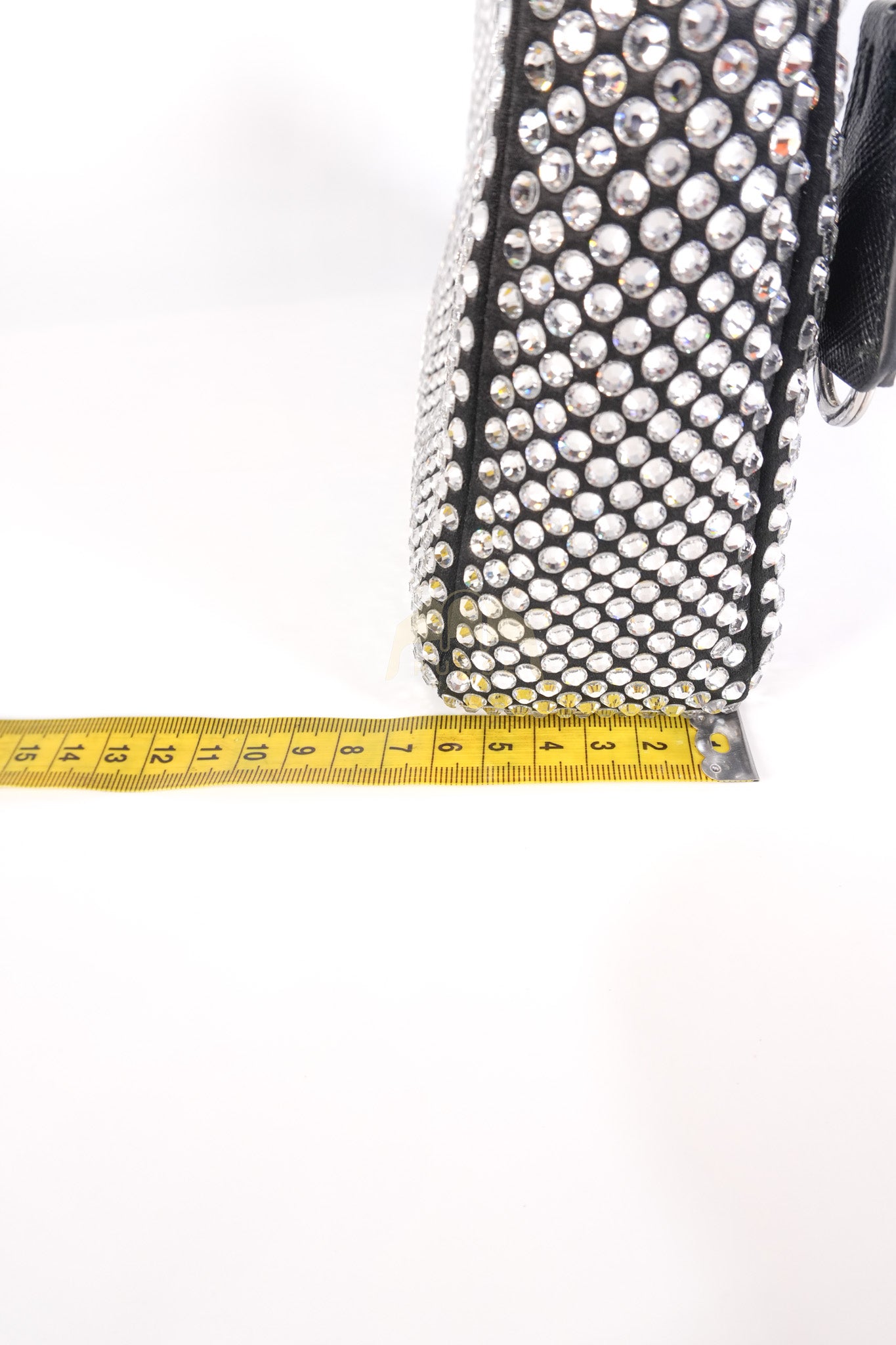 Re-Edition 2000 Black Nylon with Crystals Shoulder Bag | Purse Maison Luxury Bags Shop