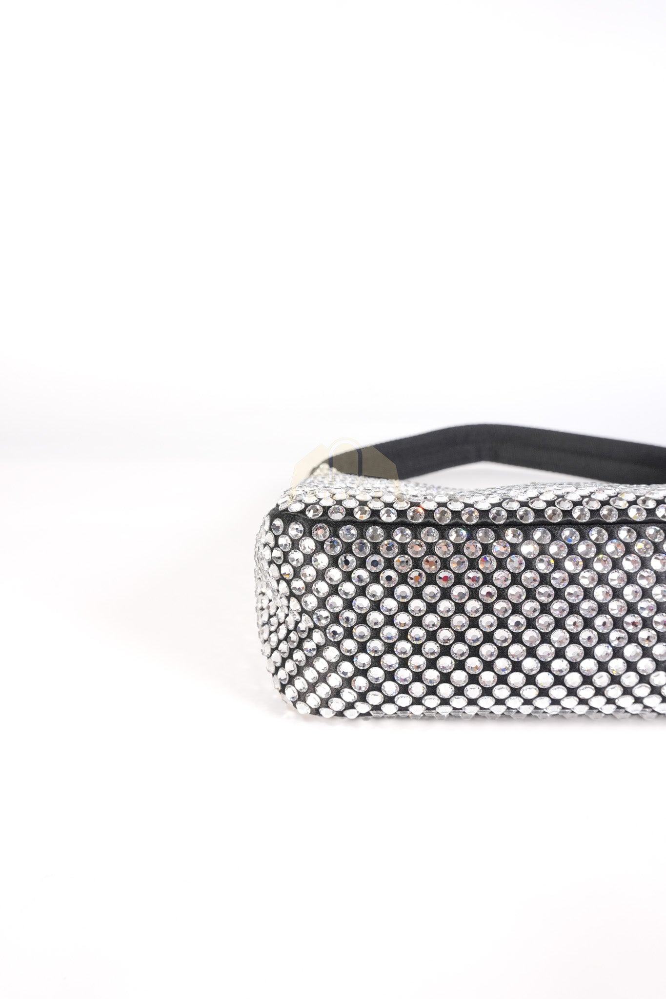 Re-Edition 2000 Black Nylon with Crystals Shoulder Bag | Purse Maison Luxury Bags Shop