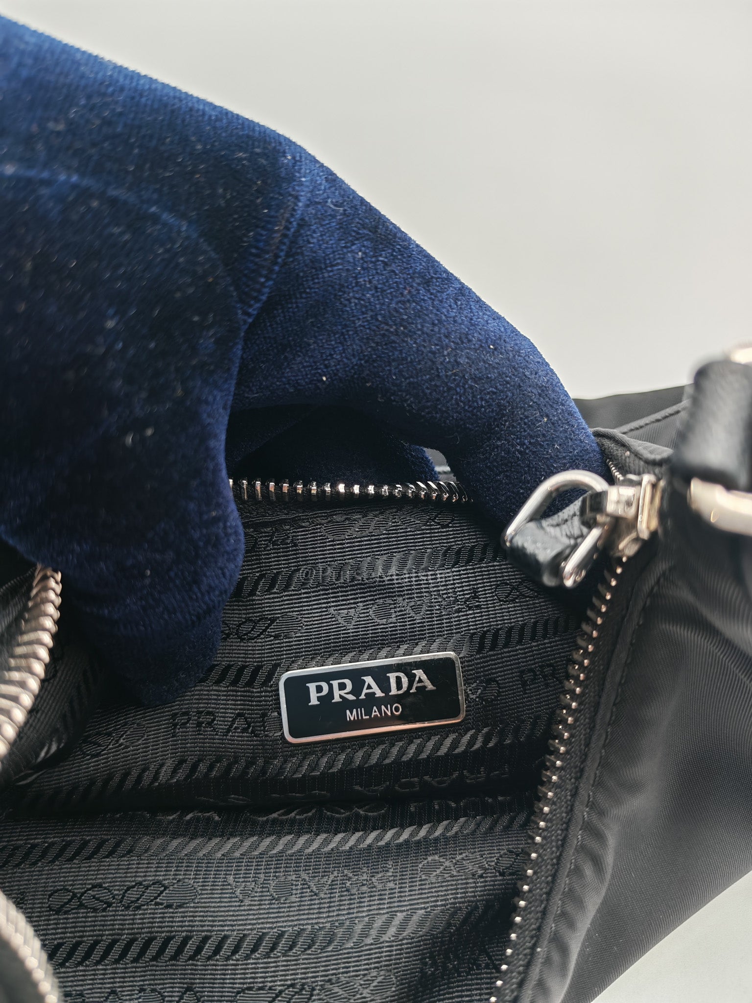 Re-Edition 2005 in Black Nylon Shoulder Bag | Purse Maison Luxury Bags Shop