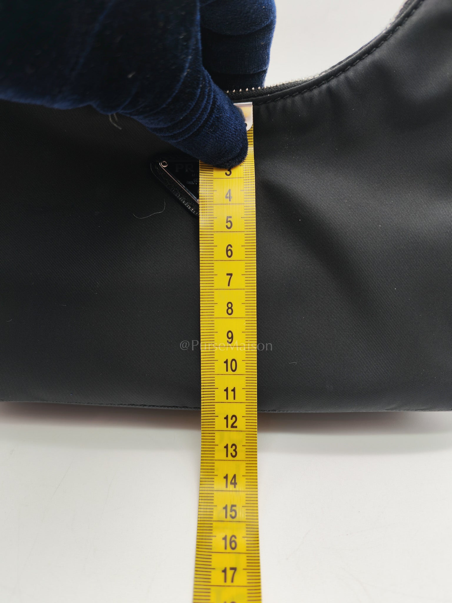 Re-Edition 2005 in Black Nylon Shoulder Bag | Purse Maison Luxury Bags Shop