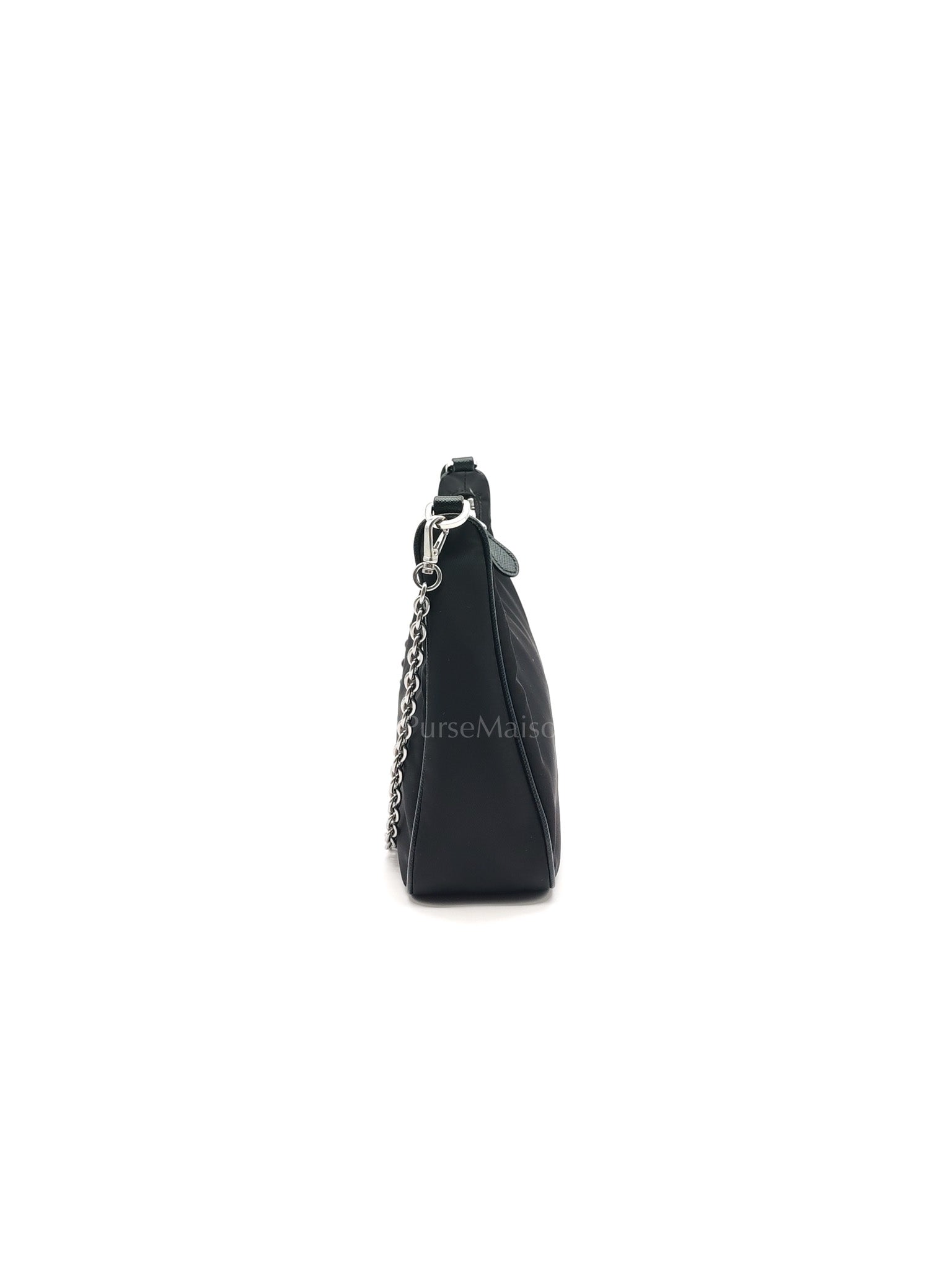 Re-Edition 2005 in Black Nylon Shoulder Bag | Purse Maison Luxury Bags Shop