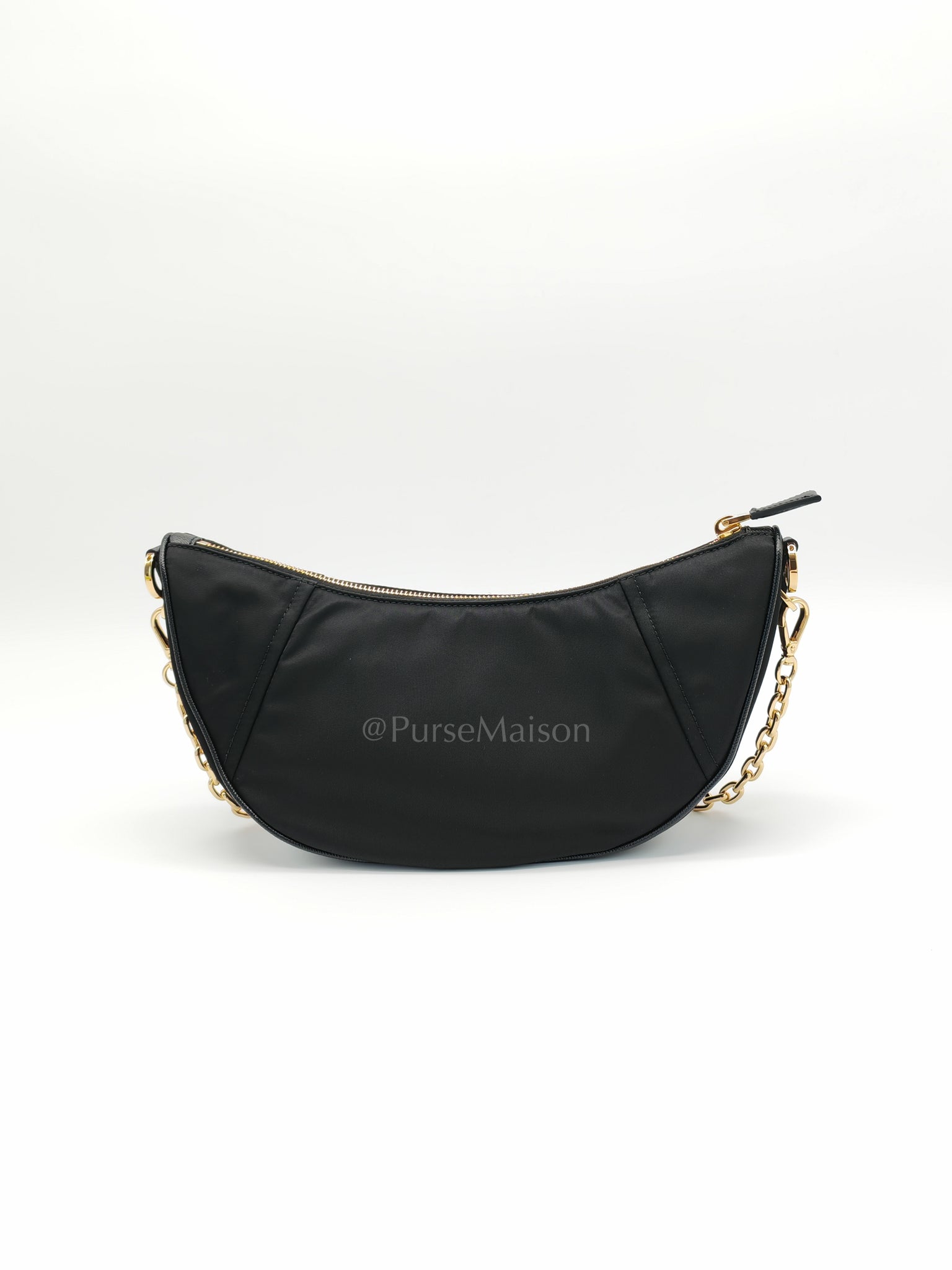 Re-Nylon Demi Lune Bandoliera Crossbody Bag | Purse Maison Luxury Bags Shop