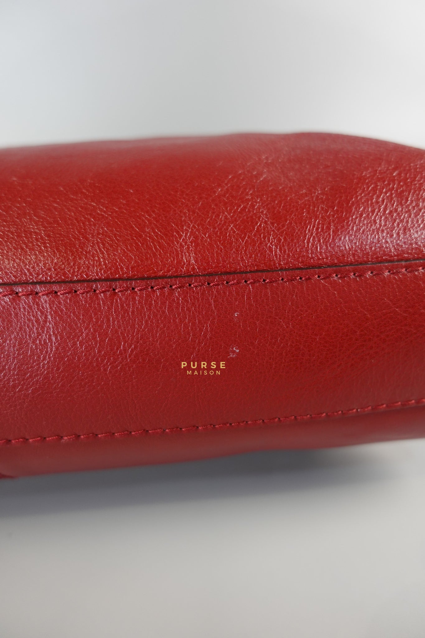 Re(belle) Medium in Red Leather Bag | Purse Maison Luxury Bags Shop