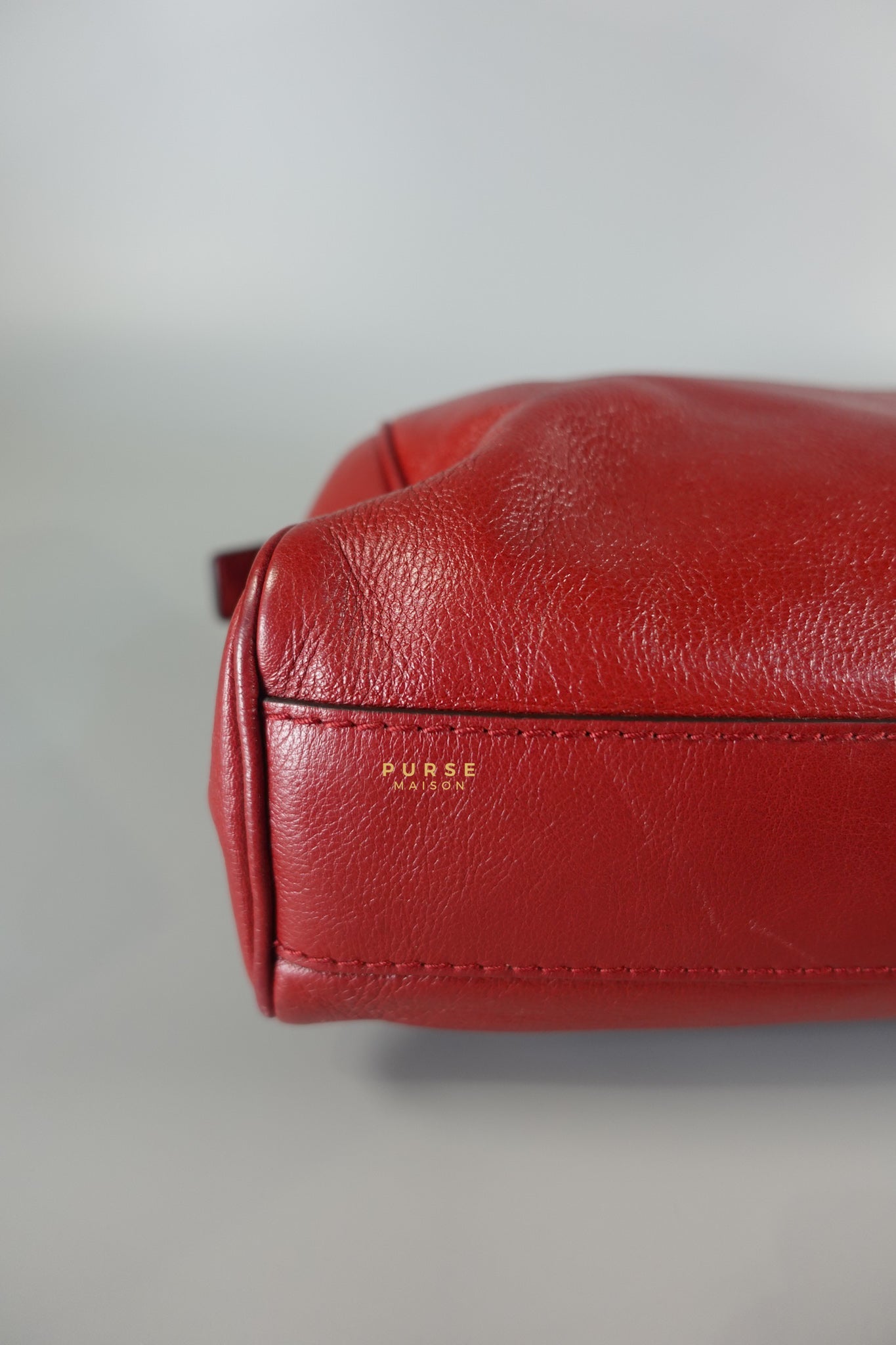 Re(belle) Medium in Red Leather Bag | Purse Maison Luxury Bags Shop