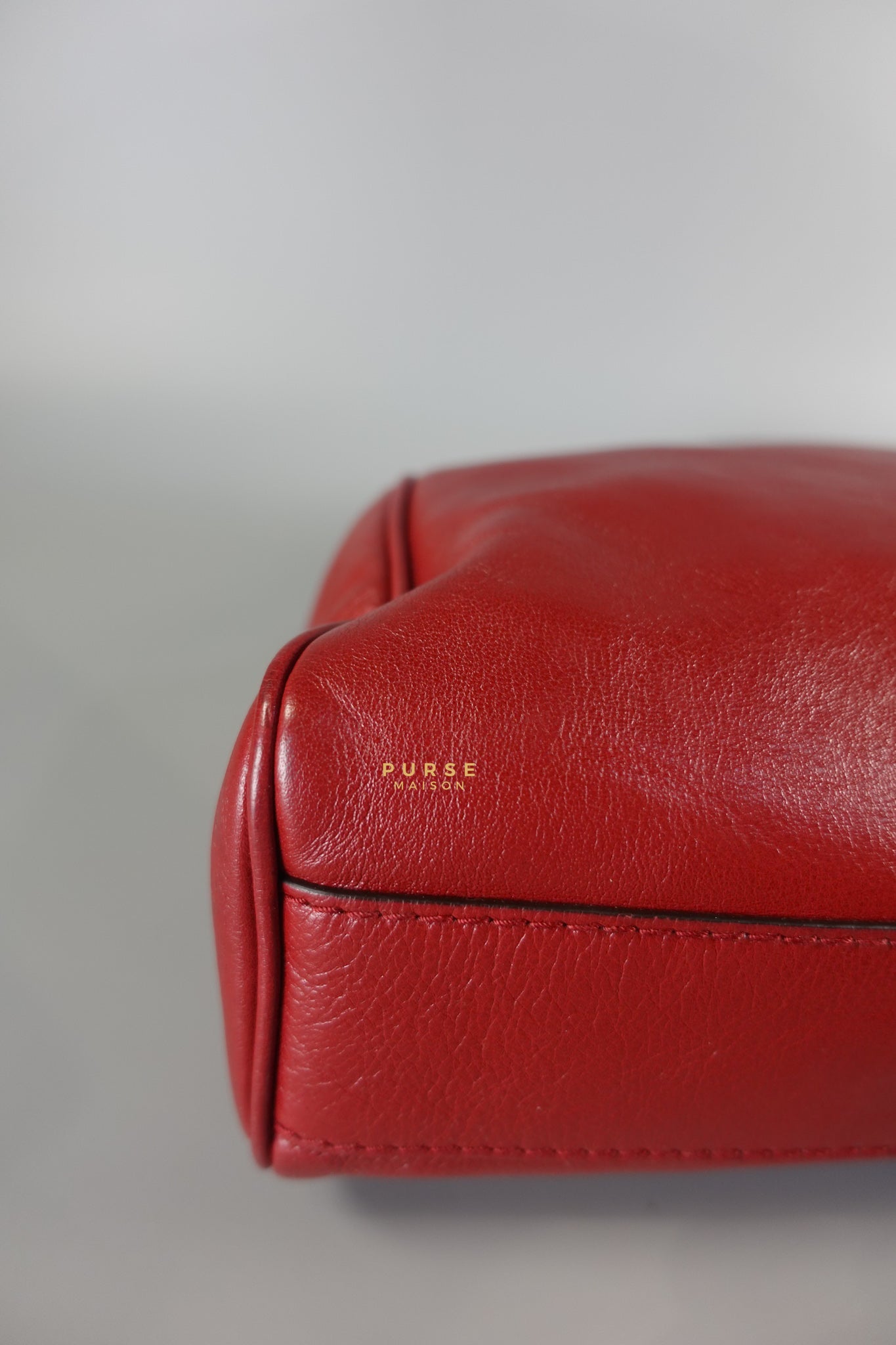 Re(belle) Medium in Red Leather Bag | Purse Maison Luxury Bags Shop