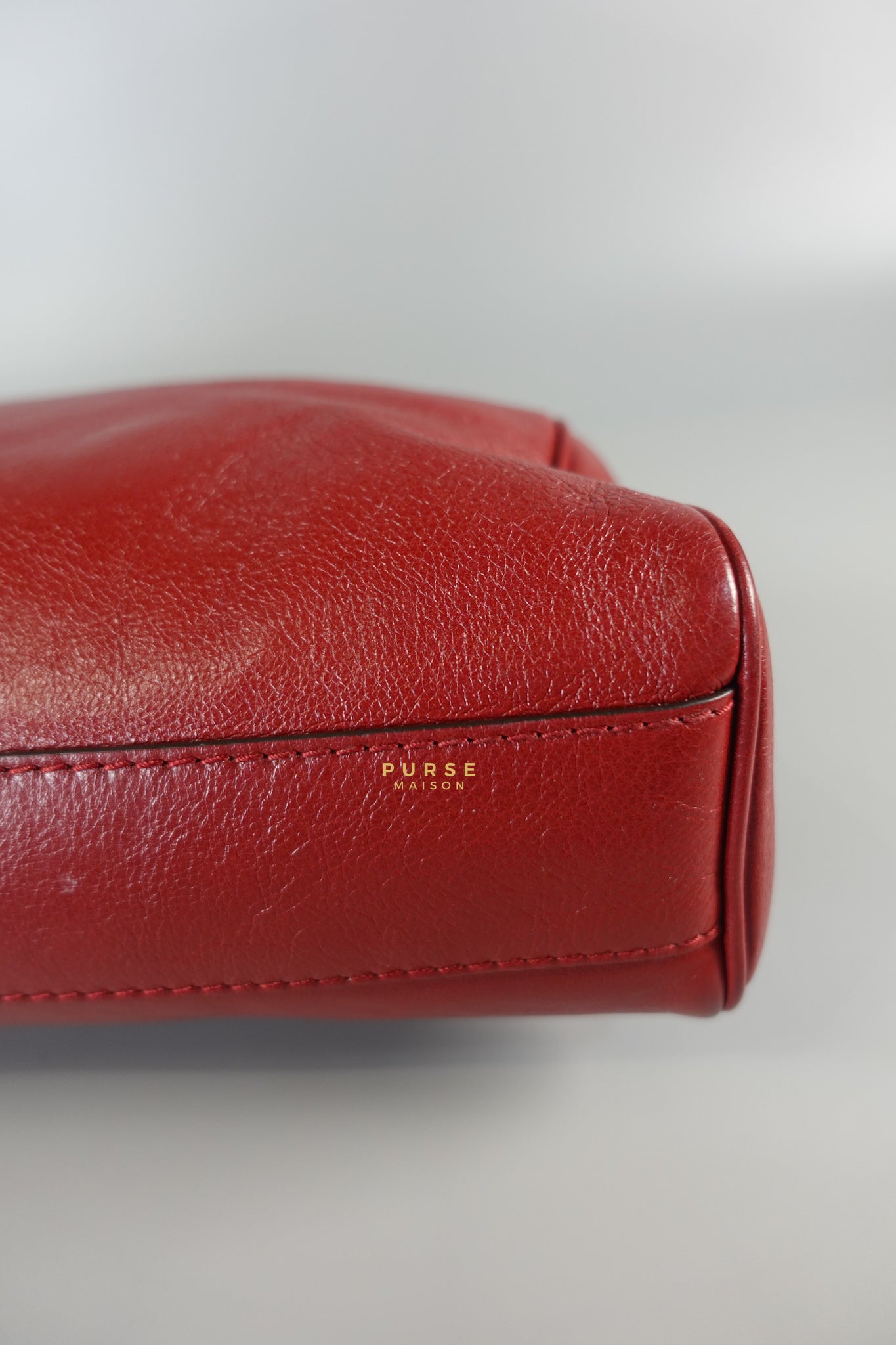 Re(belle) Medium in Red Leather Bag | Purse Maison Luxury Bags Shop